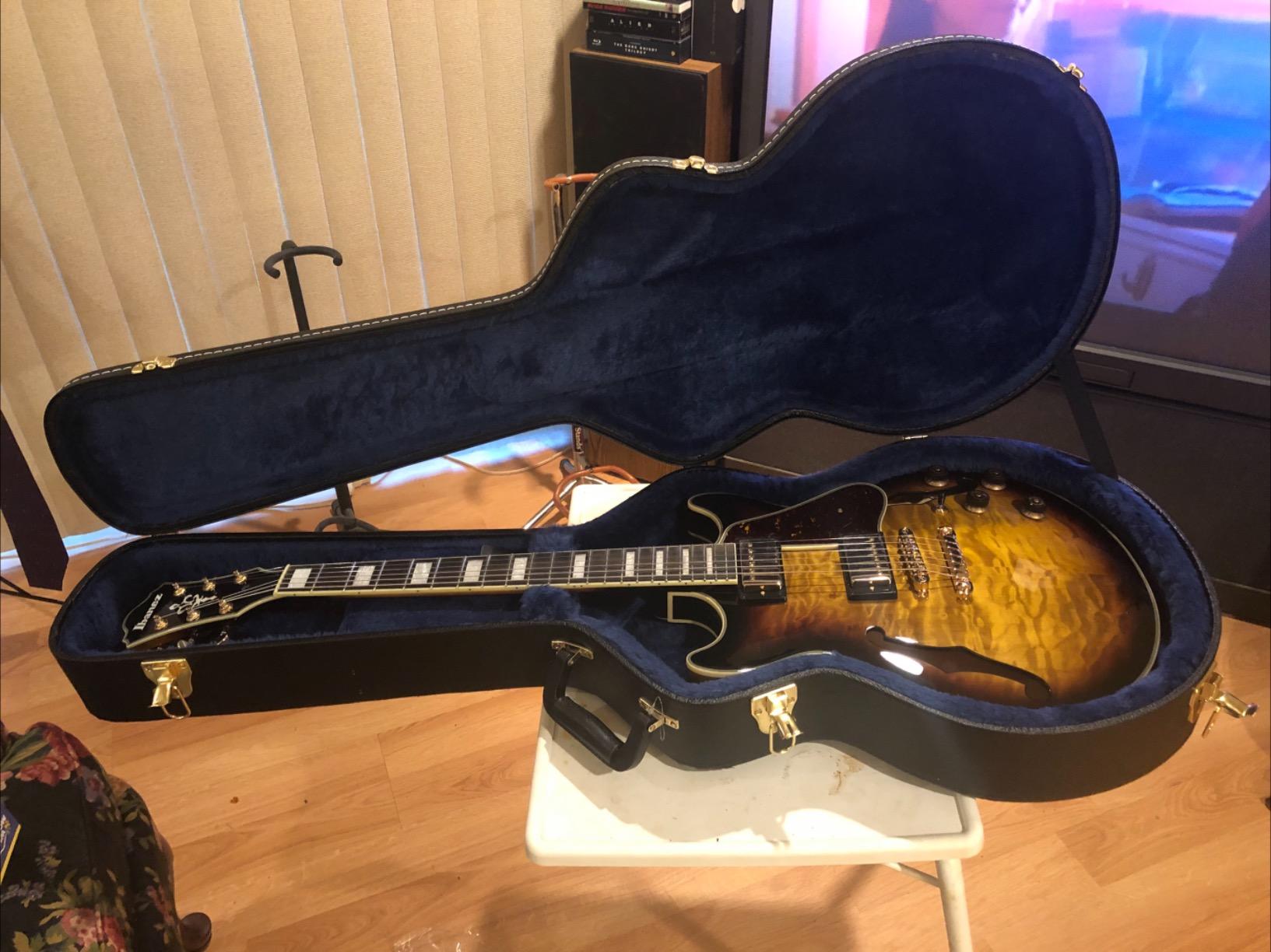 Ibanez Artcore Expressionist AM93QM - Antique Yellow Sunburst customer photo 1