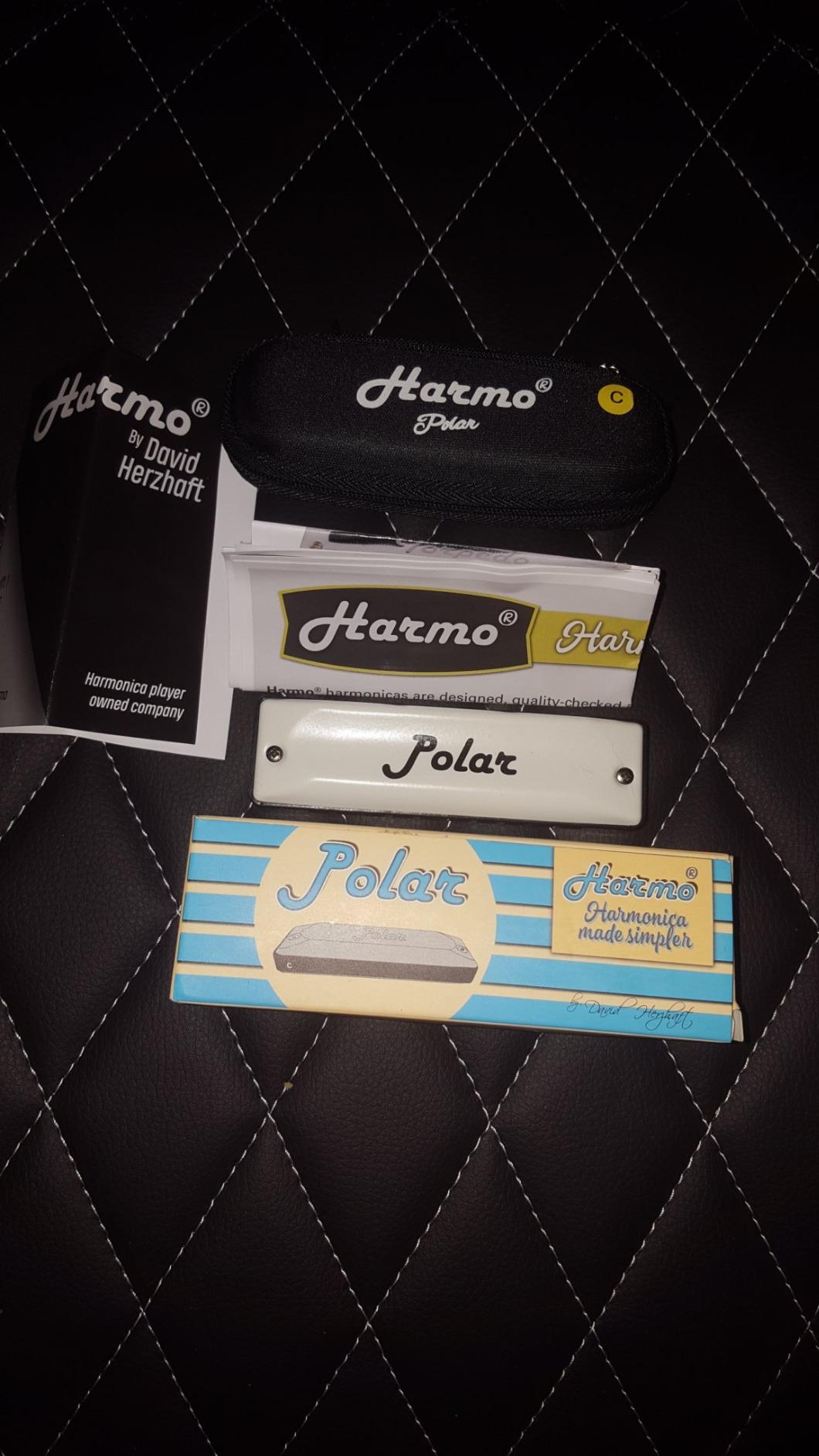 Harmo Polar Diatonic Harmonica Key of C - 10 Holes 20 Notes, Blues Harp Mouth Organ With Case, Phosphor Bronze Reeds, Suitable for All Genres, Harmonica for Kids, Adult, Beginners & Professionals customer photo 1