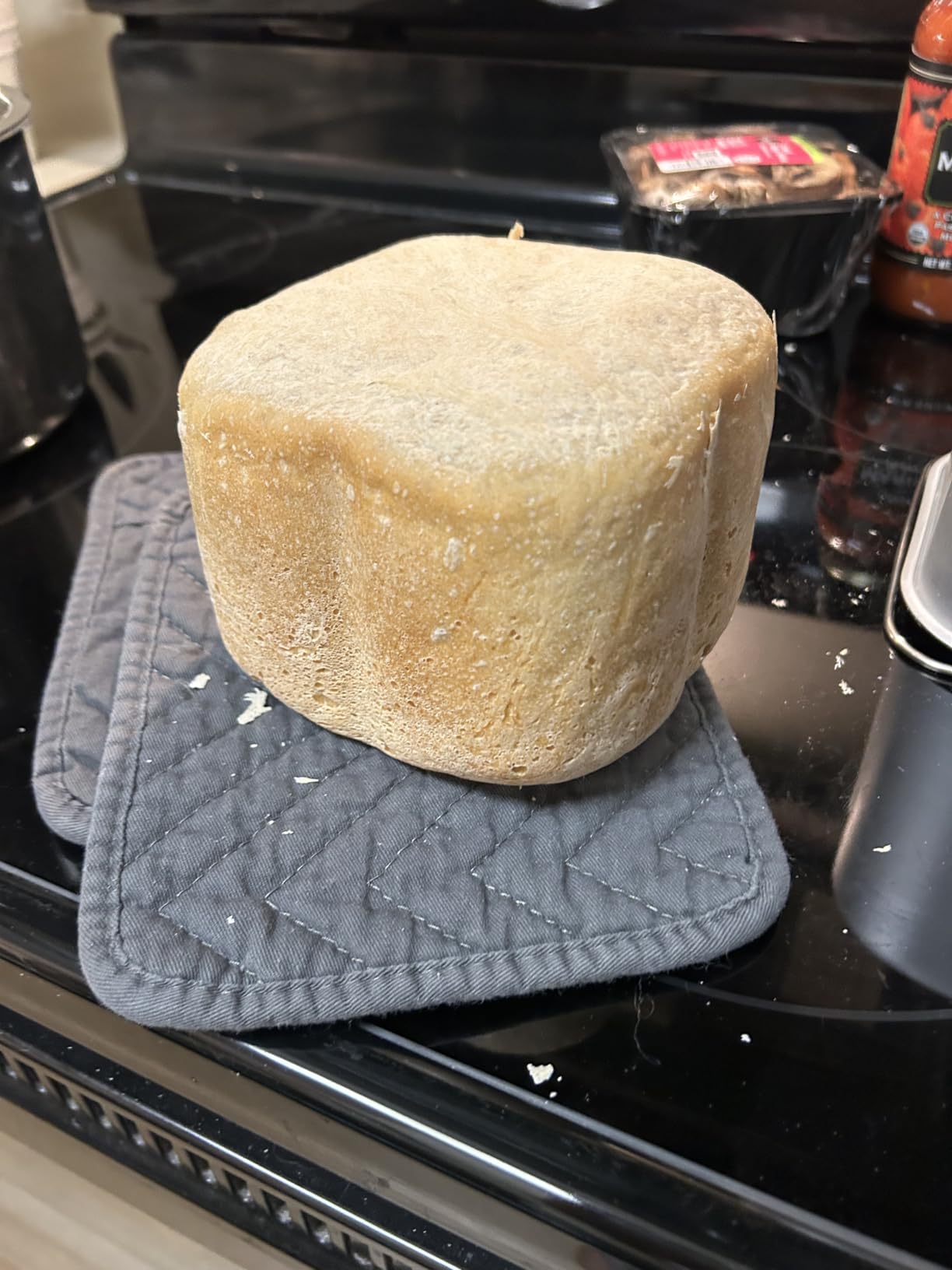 Cuisinart Bread Maker Machine, Stainless Steel Automatic Bread Machine with 12 Menu Options, 3 Loaf Sizes up to 2 Lb., 3 Crust Colors, Removable Nonstick Baking Pan & Kneading Paddle, CBK-110NAS | 12 Programs, 1/1.5/2-Lb Loaves, 3 Crust Colors, 13-Hr Delay, Removable Nonstick Pan and Paddle, Viewing Window customer photo 2