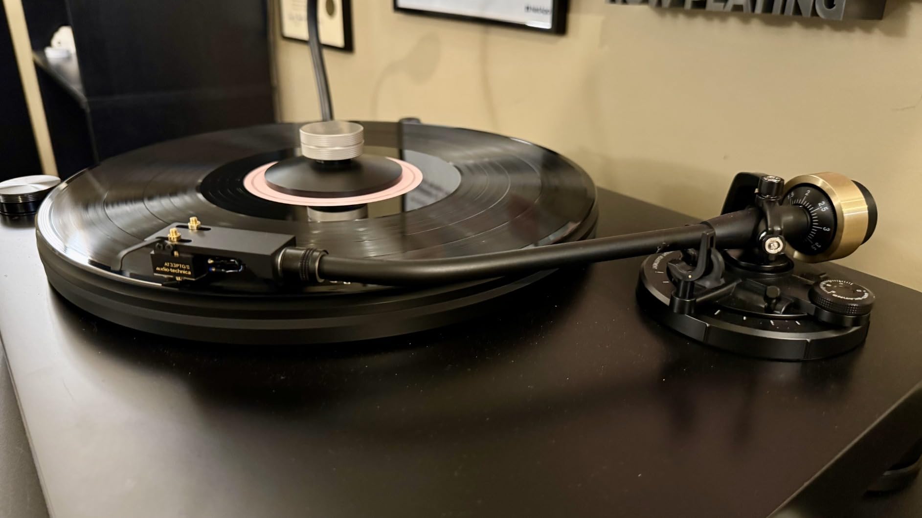 Audio-Technica AT-LP7 Fully Manual Belt-Drive Turntable Black customer photo 2