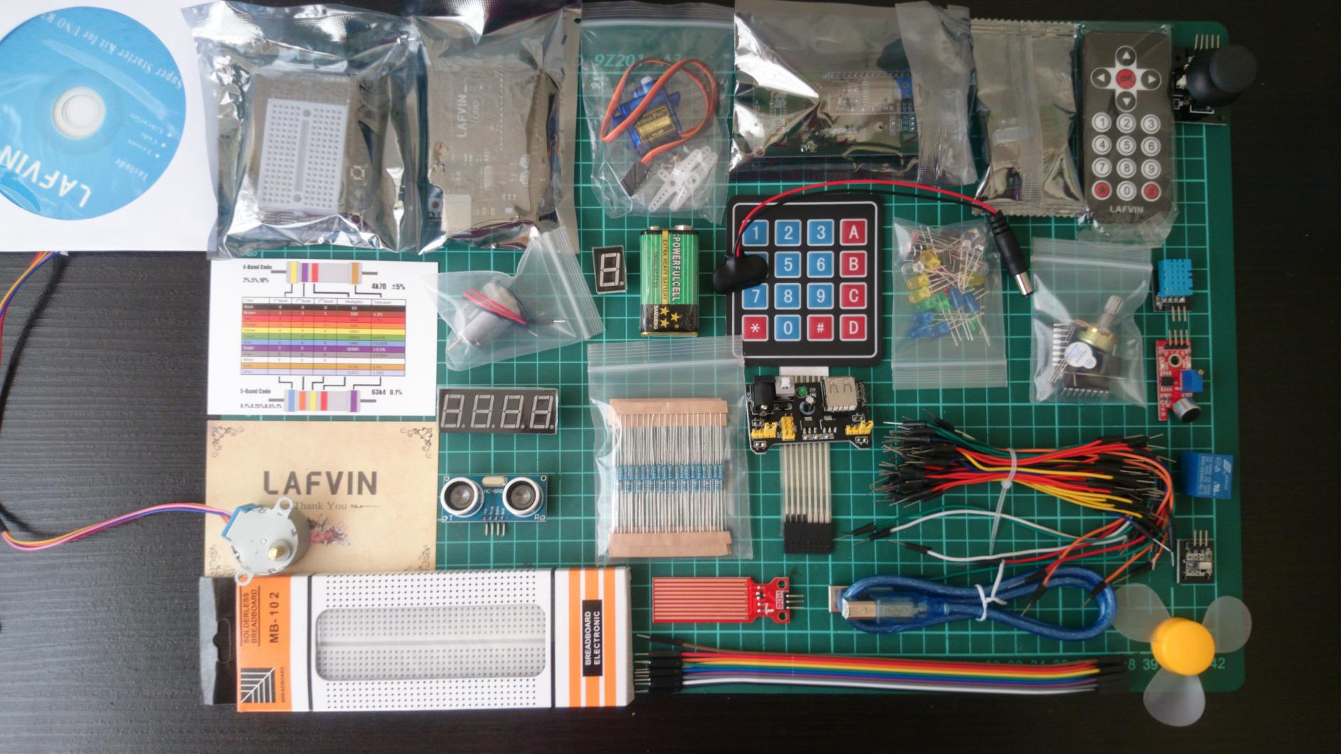 LAFVIN Project Super Starter Kit for R3 Mega2560 Mega328 Nano with Tutorial Compatible with Arduino IDE customer photo 1