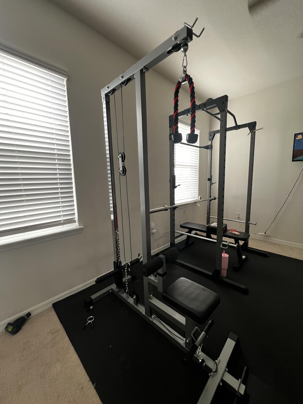 GDLF LAT Pull Down Machine, Low Row Cable Machine for Home Gym | 77