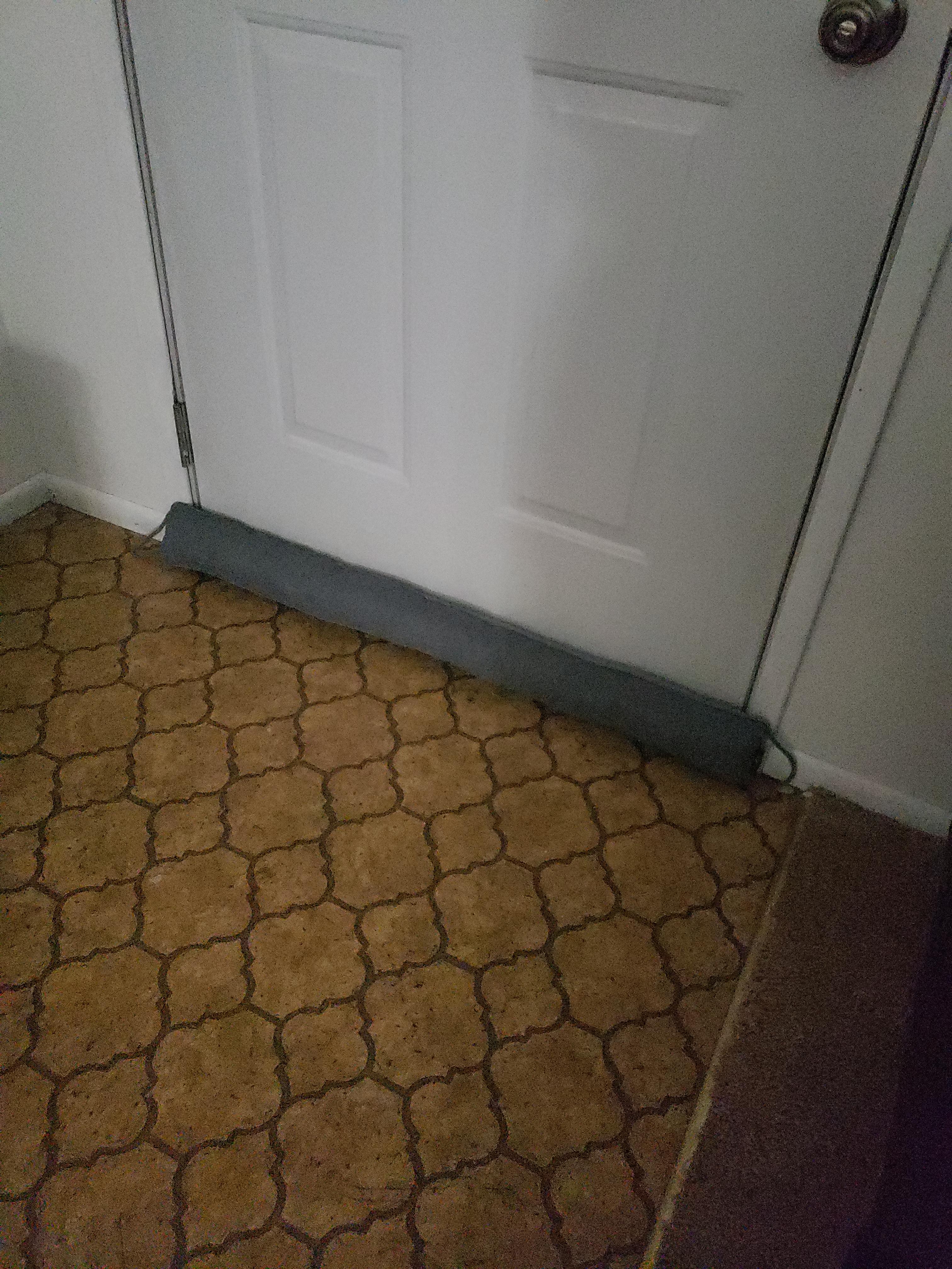 MAGZO Door Draft Stopper 36 Inches, Energy Saving, Gray | Weighted Sound Proofing for Door Draft Blocker, Under Door Gap Filler with Machine Washable Fabric customer photo 2
