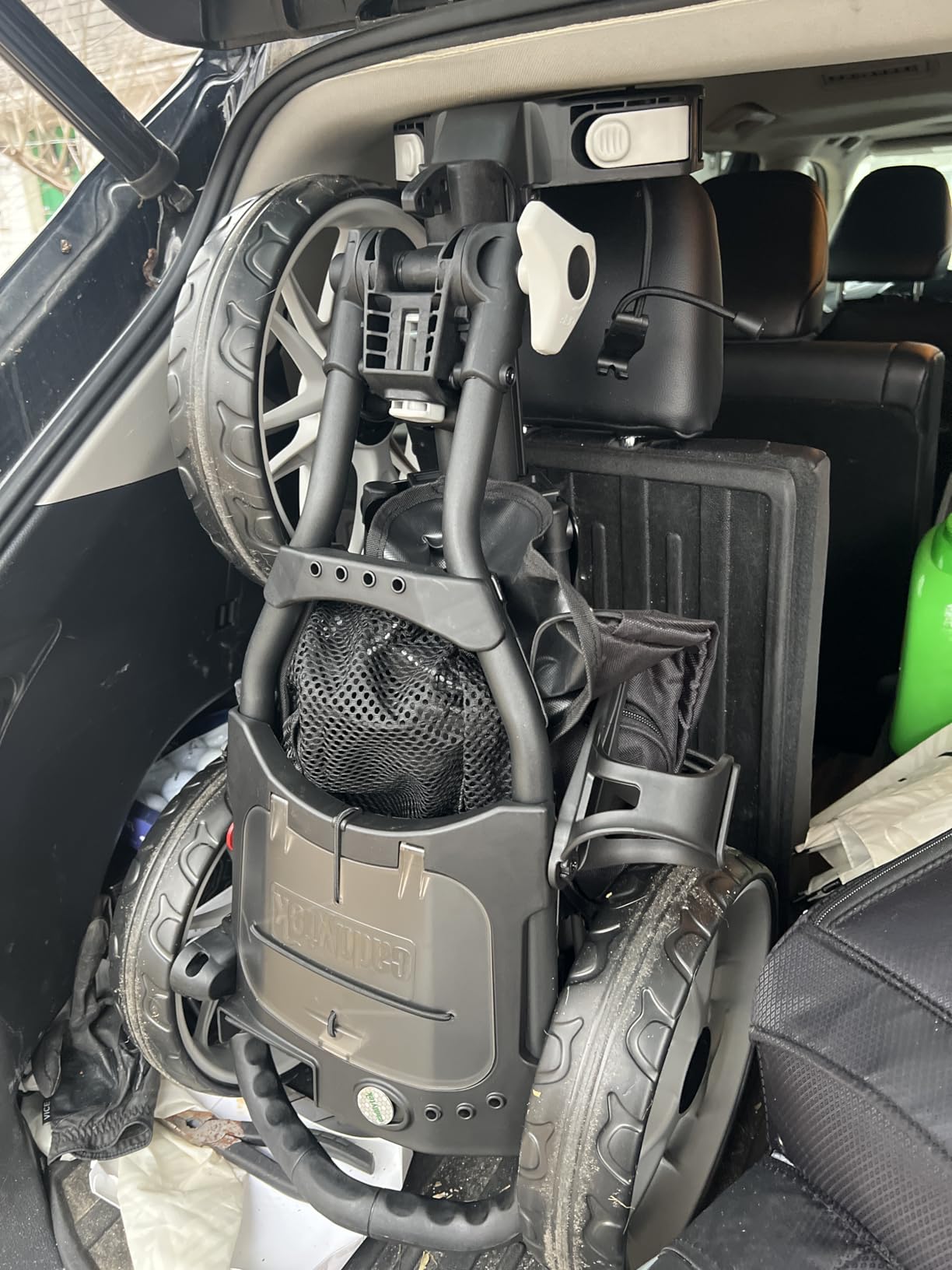 CaddyTek EZ-Fold 3 Wheel Golf Push Cart Version 8 customer photo 2