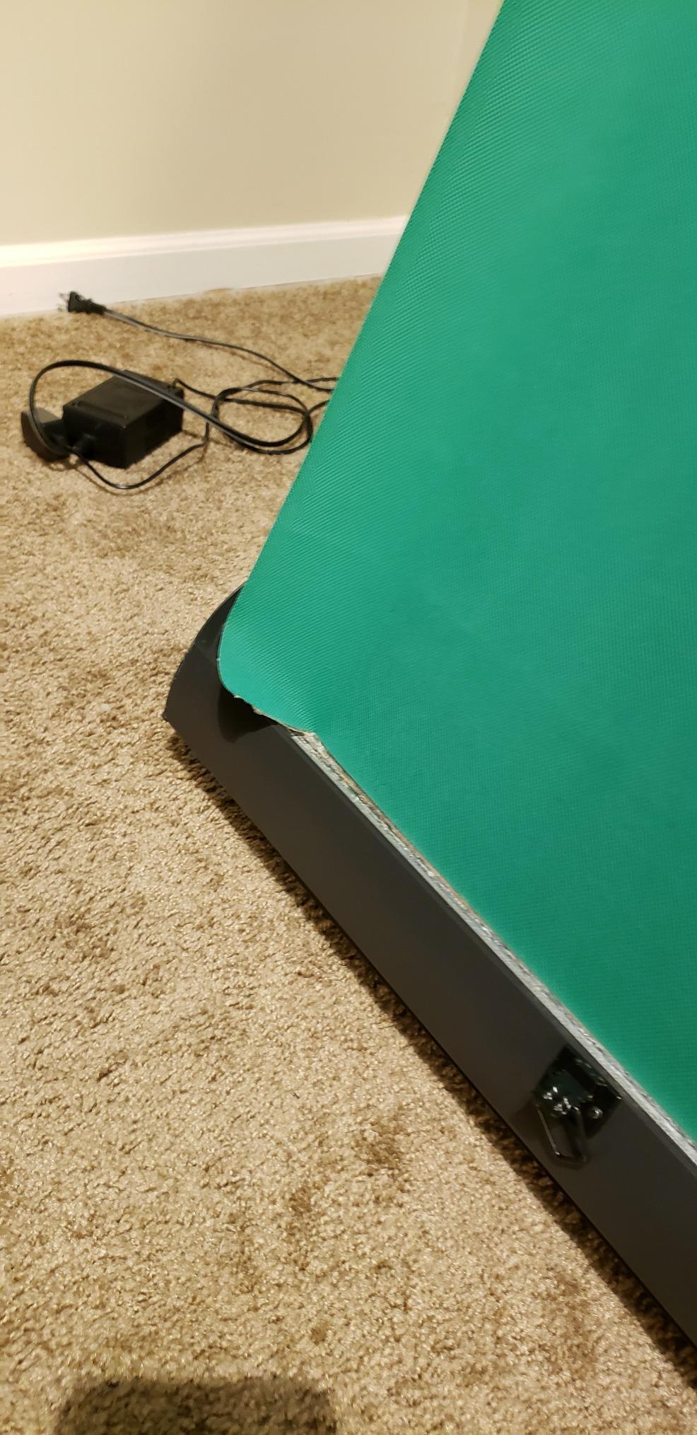 EMART Green Screen, 58x74in Collapsible Chroma Key Panel for Backdrop | Portable & Retractable Wrinkle-Resistant Backdrop with Stand for Background Removal, Streaming, Photographic Studio, TikTok customer photo 1