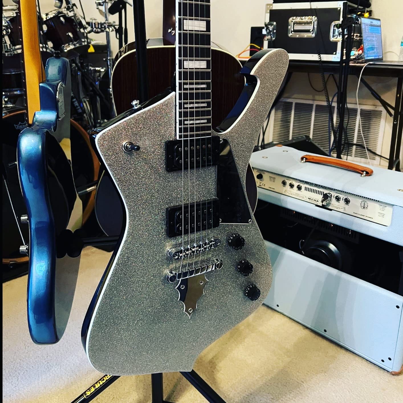 Ibanez Paul Stanley Signature PS60 - Silver Sparkle customer photo 2