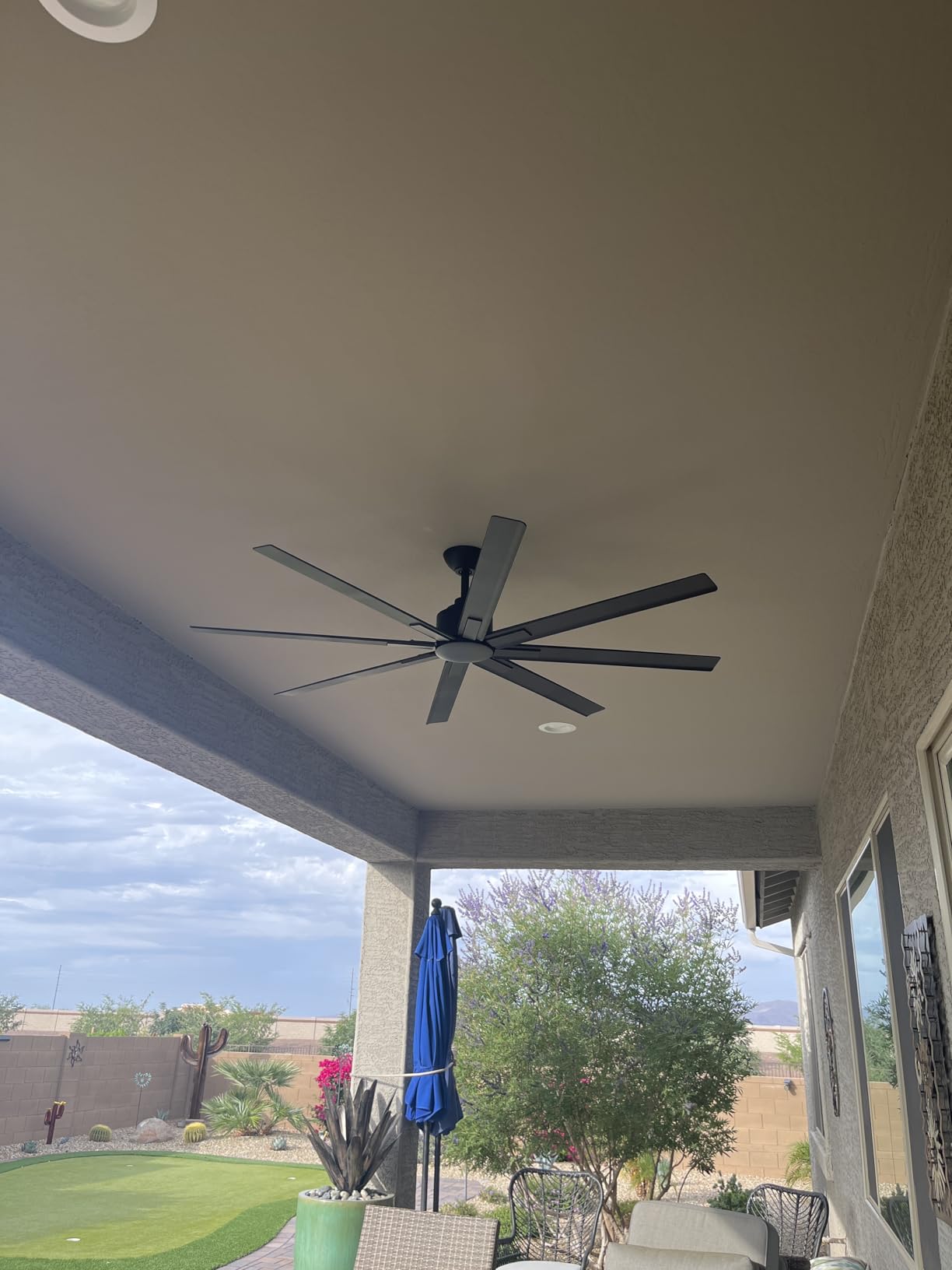 Minka-Aire F896-65-CL Xtreme H2O 65 Inch Outdoor Ceiling Fan with DC Motor in Coal Finish customer photo 1
