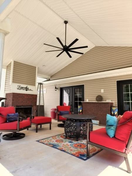 Minka-Aire F896-65-CL Xtreme H2O 65 Inch Outdoor Ceiling Fan with DC Motor in Coal Finish customer photo 2