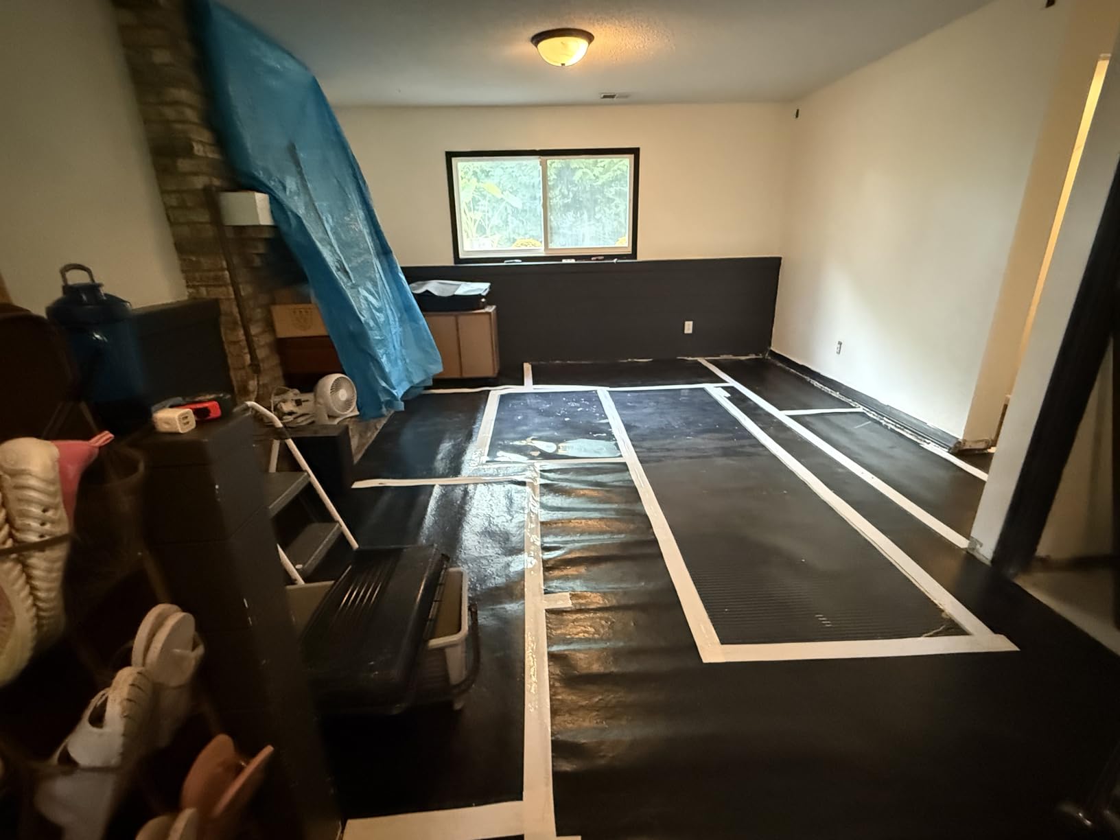 QuietWalk LV 100 Sq Ft Underlayment for Luxury Vinyl, Laminate & Engineered Wood Flooring, Made in USA, Sound Reduction & Moisture Barrier customer photo 1