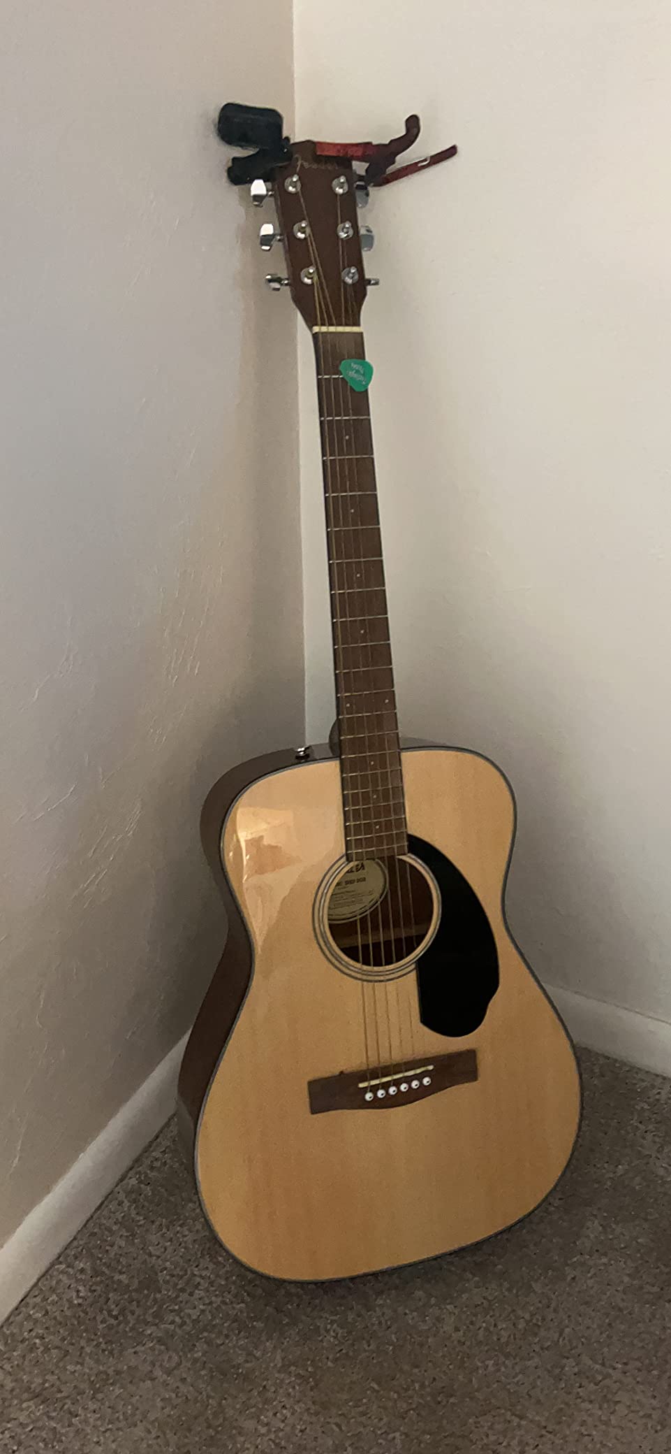 Fender CC-60S Concert Acoustic Guitar, with 2-Year Warranty, Natural customer photo 2
