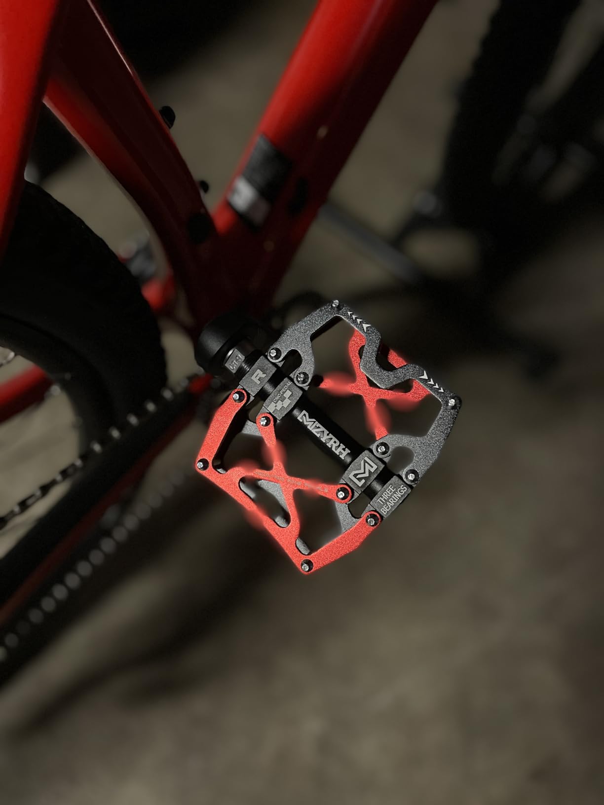 MZYRH Mountain Bike Pedals, Ultra Strong Colorful CNC Machined 9/16 inch Cycling Sealed 3 Bearing Pedals customer photo 2