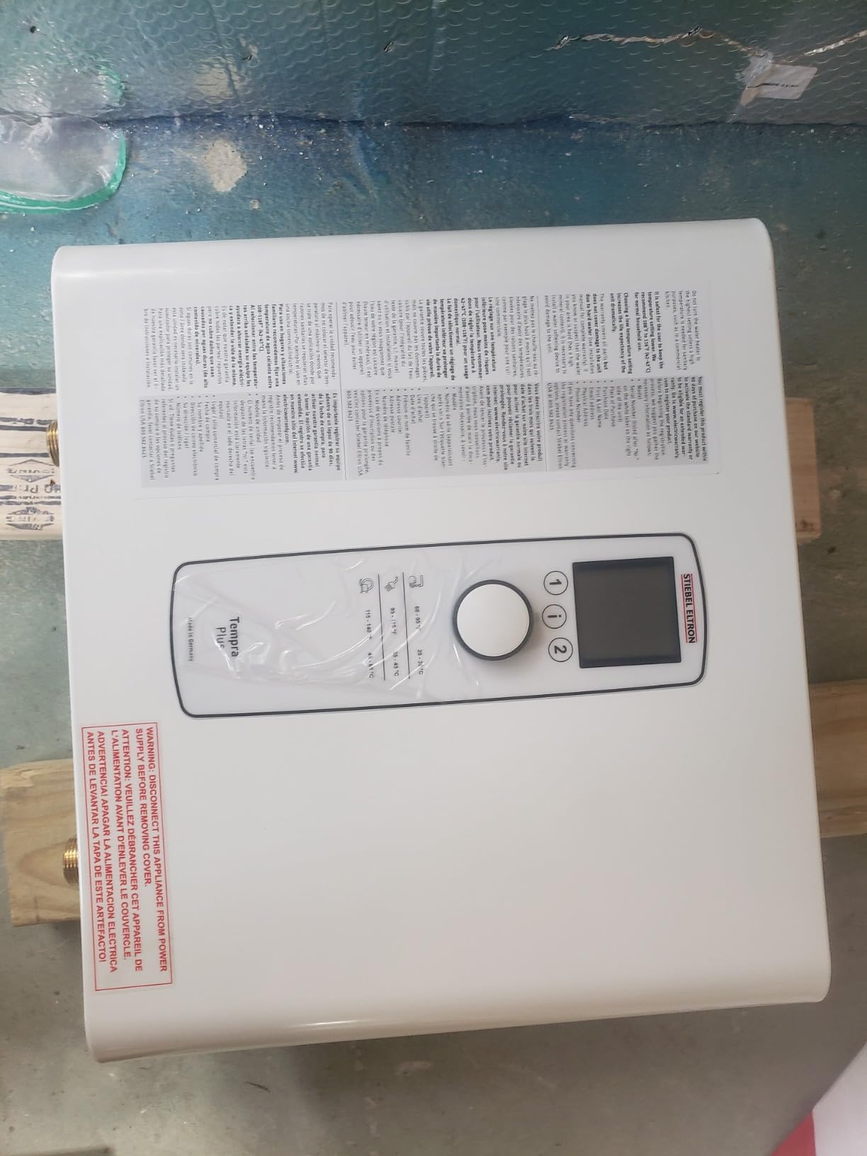 Stiebel Eltron Tempra 36 Plus Electric Tankless Water Heater, 36kW, 240V | Made in Germany; Advanced Flow Control; Energy+cost savings up to 34% in whole-home use customer photo 1
