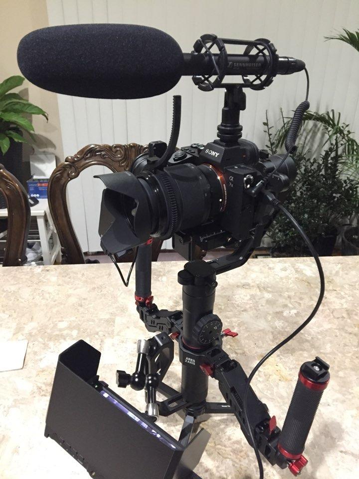 DIGITALFOTO Ares Z Axis Spring Gimbal Dual Handle, Damping Detachable Dual Grip Compatible with Crane 2, DJI RS2/RS3 Pro/RS4/RS 4 Pro/Mini/Ronin S/SC, FEIYU AK2000/4000, Moza Air 2 Axis Gimbal customer photo 1