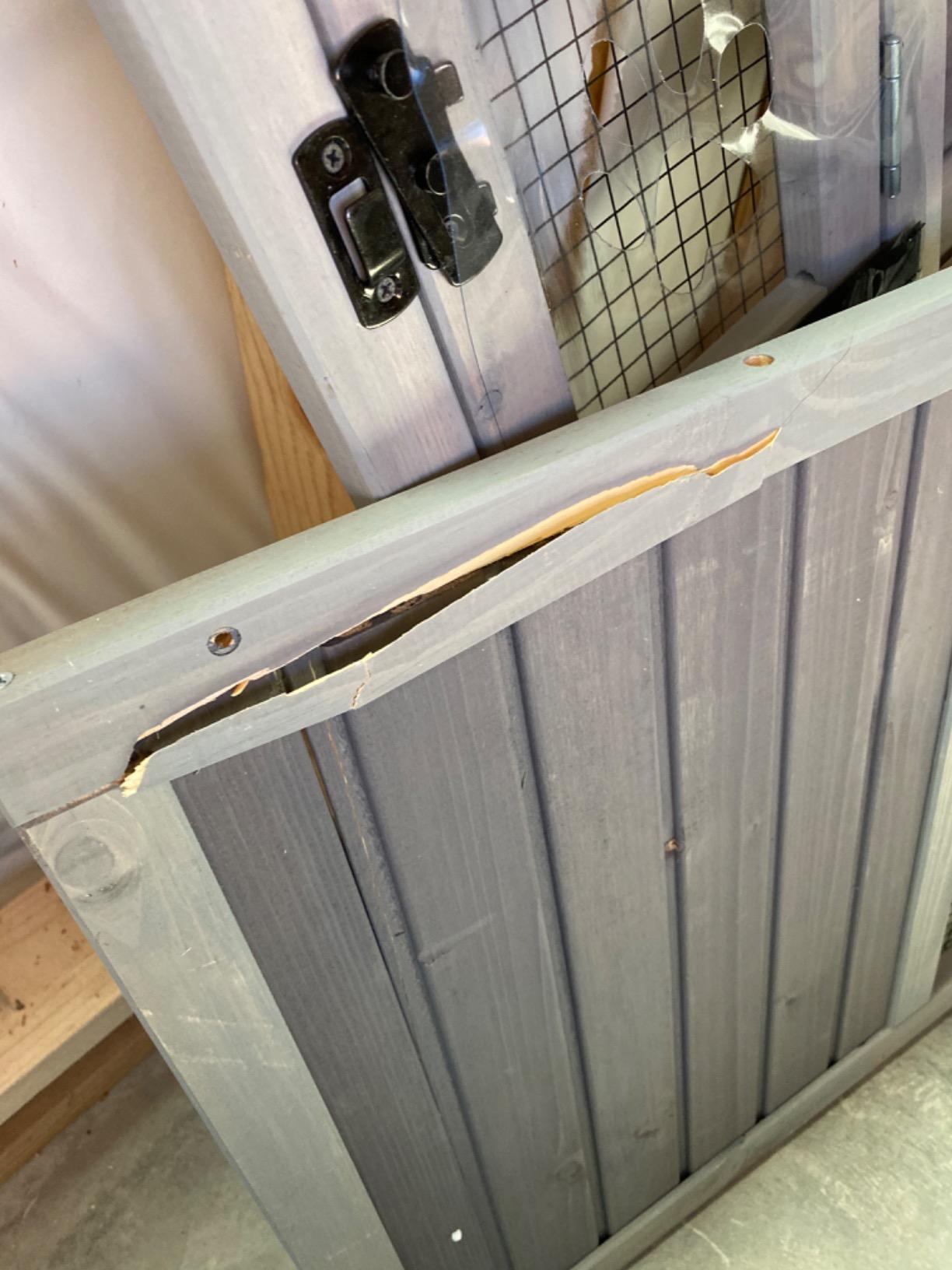 Aivituvin Rabbit Hutch, Indoor Bunny Cage with Run Outdoor Rabbit House with Two Deeper No Leak Trays - 4 Casters Include (Grey) customer photo 2