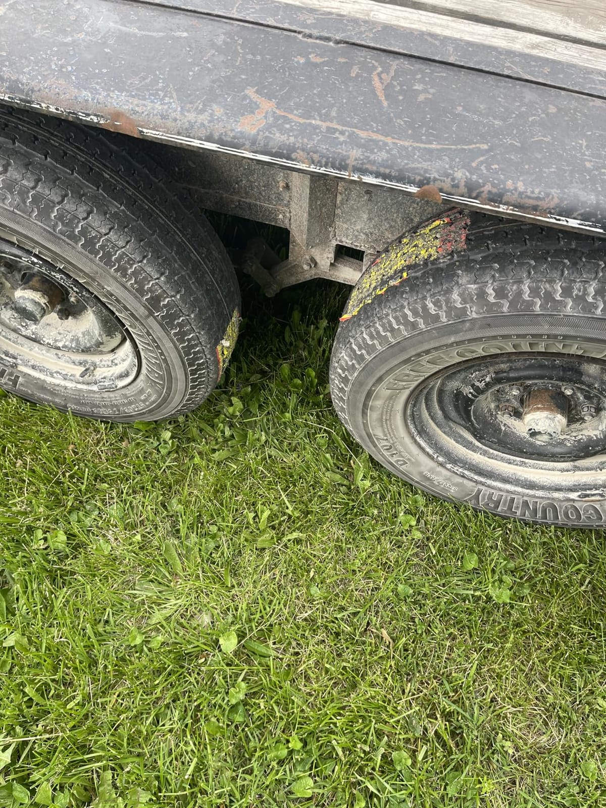 Free Country HD Trailer Tires ST205/75R15 10PR LRE 111N w/Scuff Guard, Set4 | Heavy Duty 2400lbs Capacity Steel Belted Radial Load Range E Speed Rating N 88 MPH w/Featured Side Scuff Guard customer photo 2