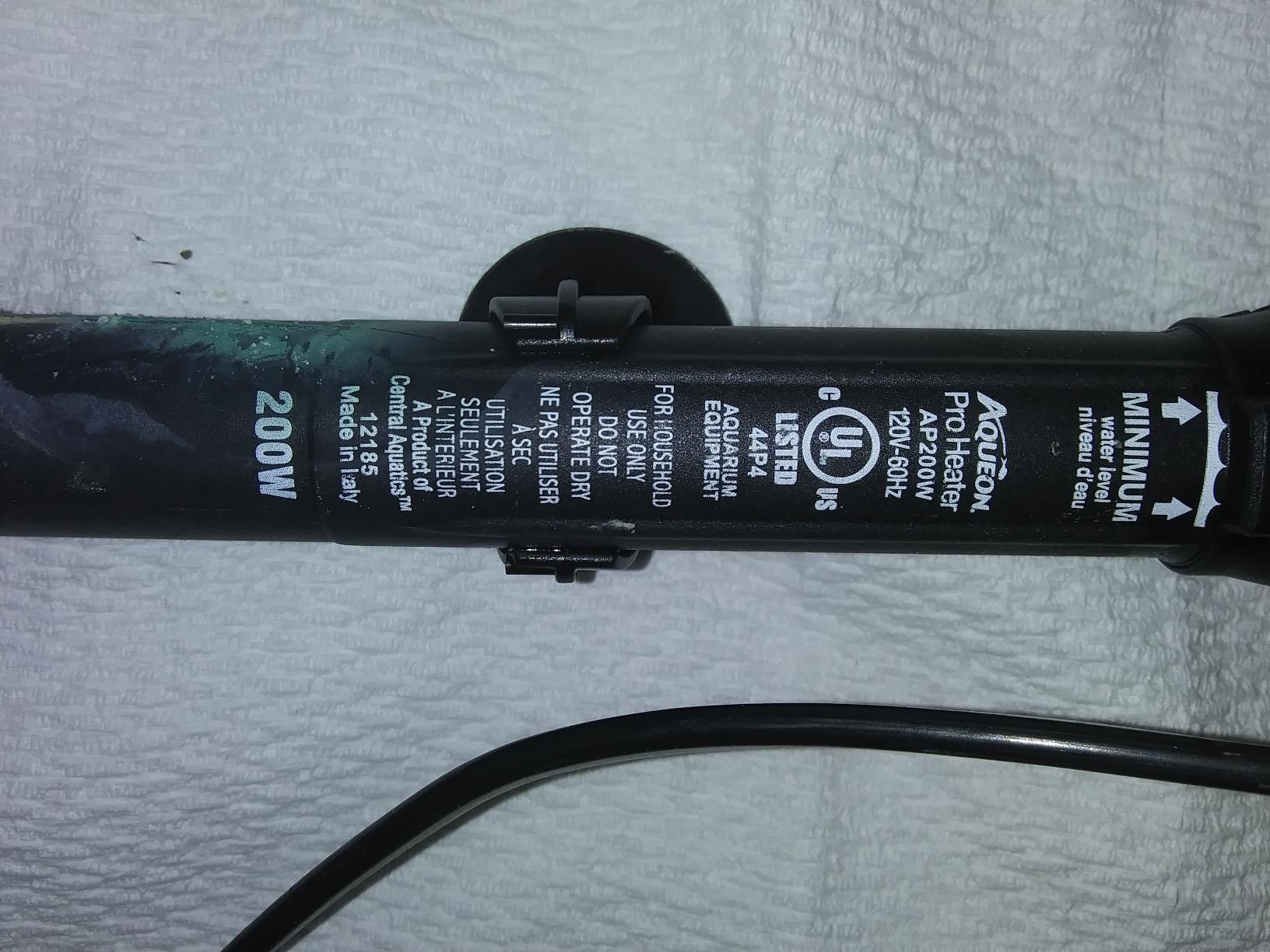 Aqueon Pro 300 Submersible Fish Tank Heater, 300 Watts, Adjustable 68 to 88F, Auto Shut-Off, Fresh and Saltwater customer photo 1