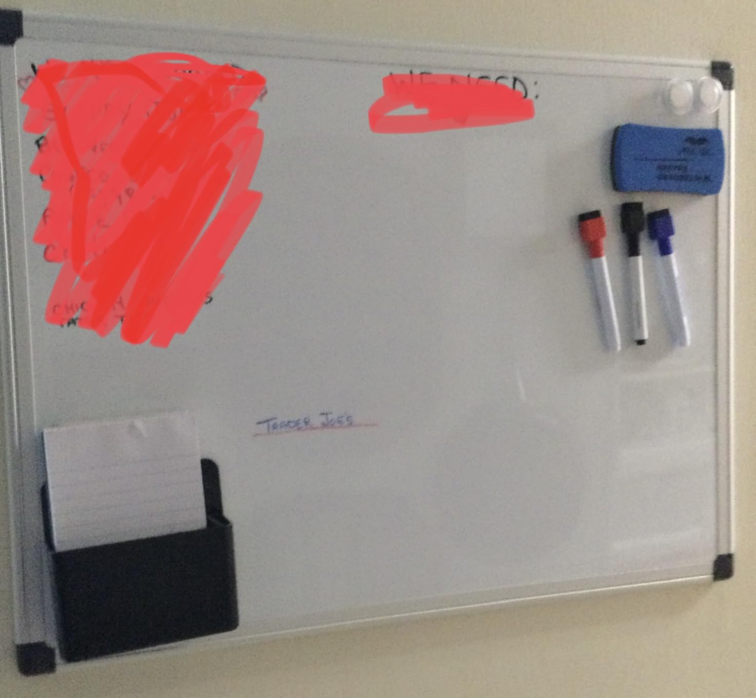 Amazon Basics Magnetic Dry Erase Whiteboard, 24