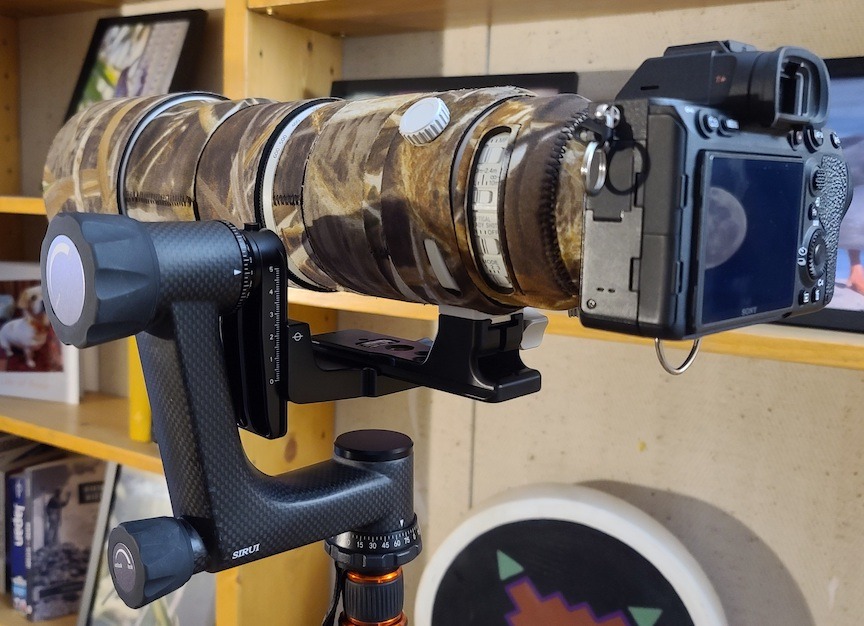 SIRUI PH-10 Gimbal Head, 360° Panoramic Tripod Head, 15kg, 600mm Telephoto, 10-Layer Carbon Fiber customer photo 2