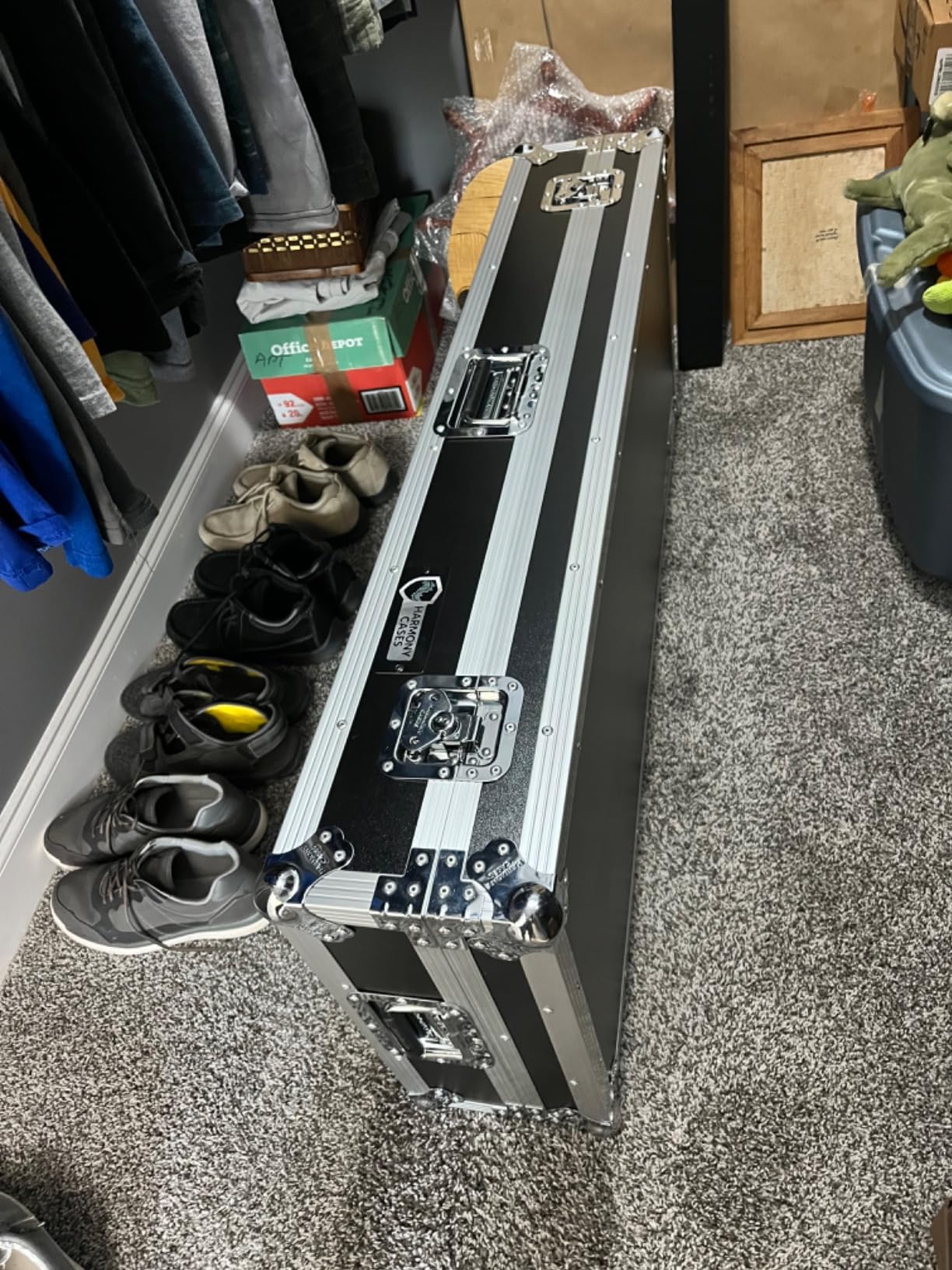 Harmony Audio 61 Key Keyboard Flight Case Rolling ATA Hard Case with Wheels customer photo 1