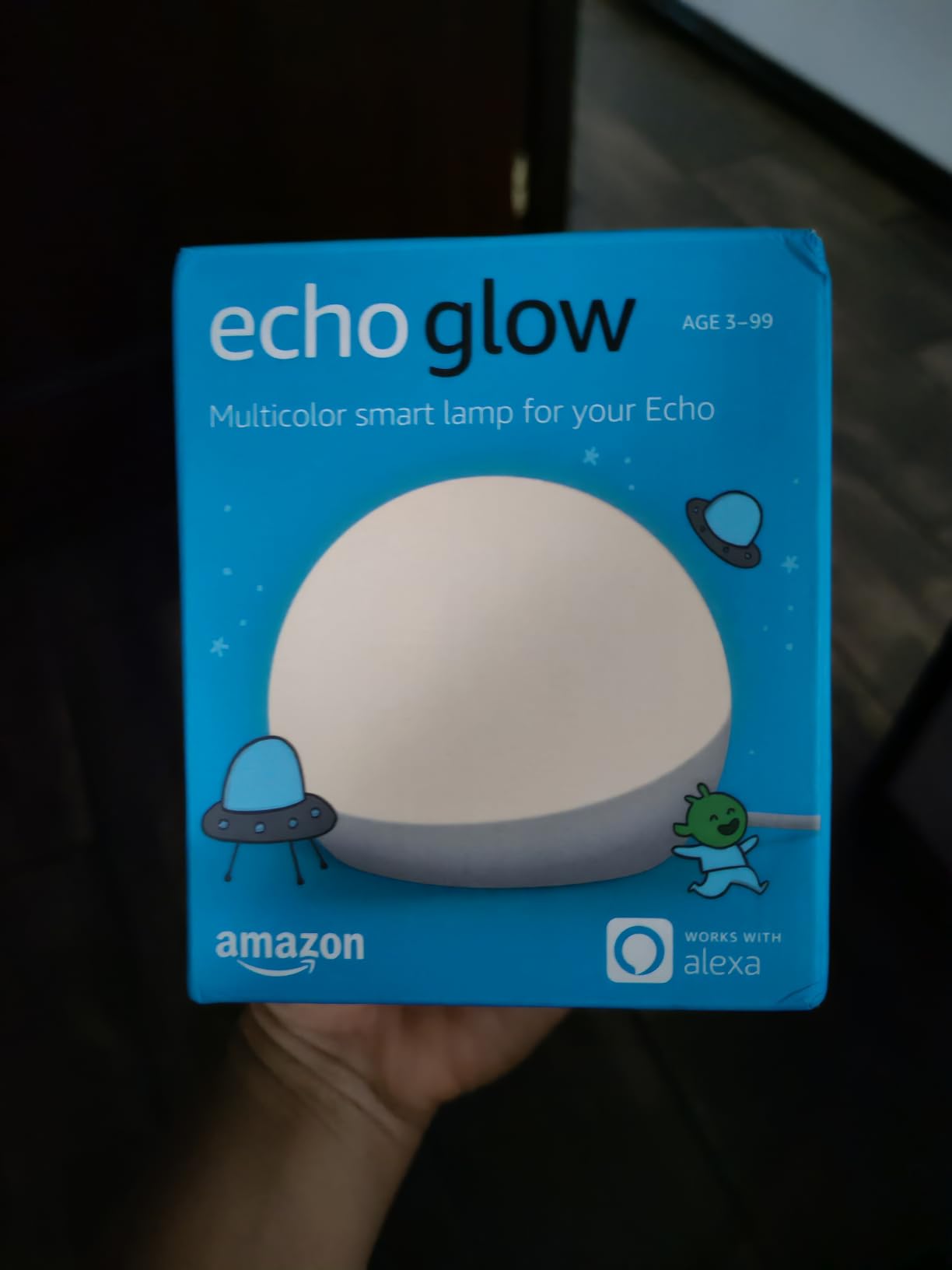 Amazon Echo Glow (newest model), Night light for kids, Works with Alexa customer photo 1