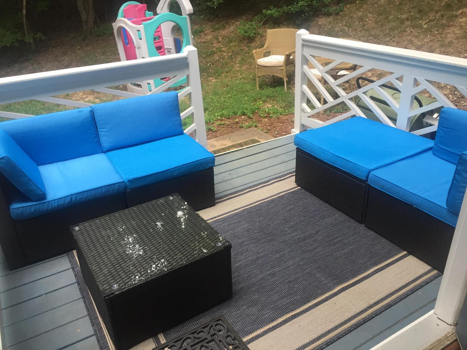 Devoko 5 Pieces Patio Furniture Sets Outdoor Sectional Patio Sofa customer photo 1