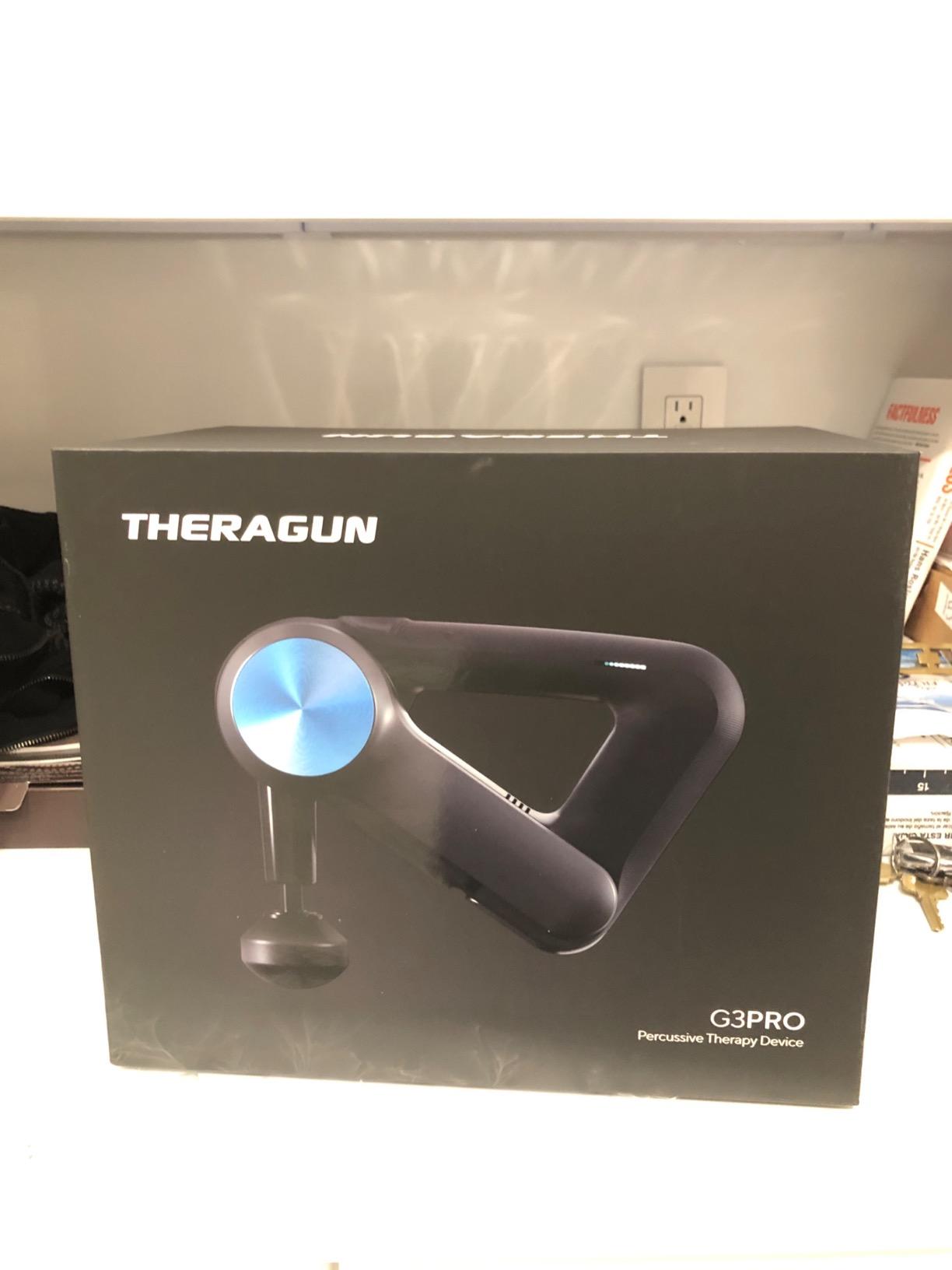Theragun G3PRO Percussive Therapy Device, Handheld Deep Tissue Professional Massager 50% Quieter than G2PRO Muscle Stimulator For Pain Relief, Recovery, Enhance Performance & Energize The Body customer photo 1