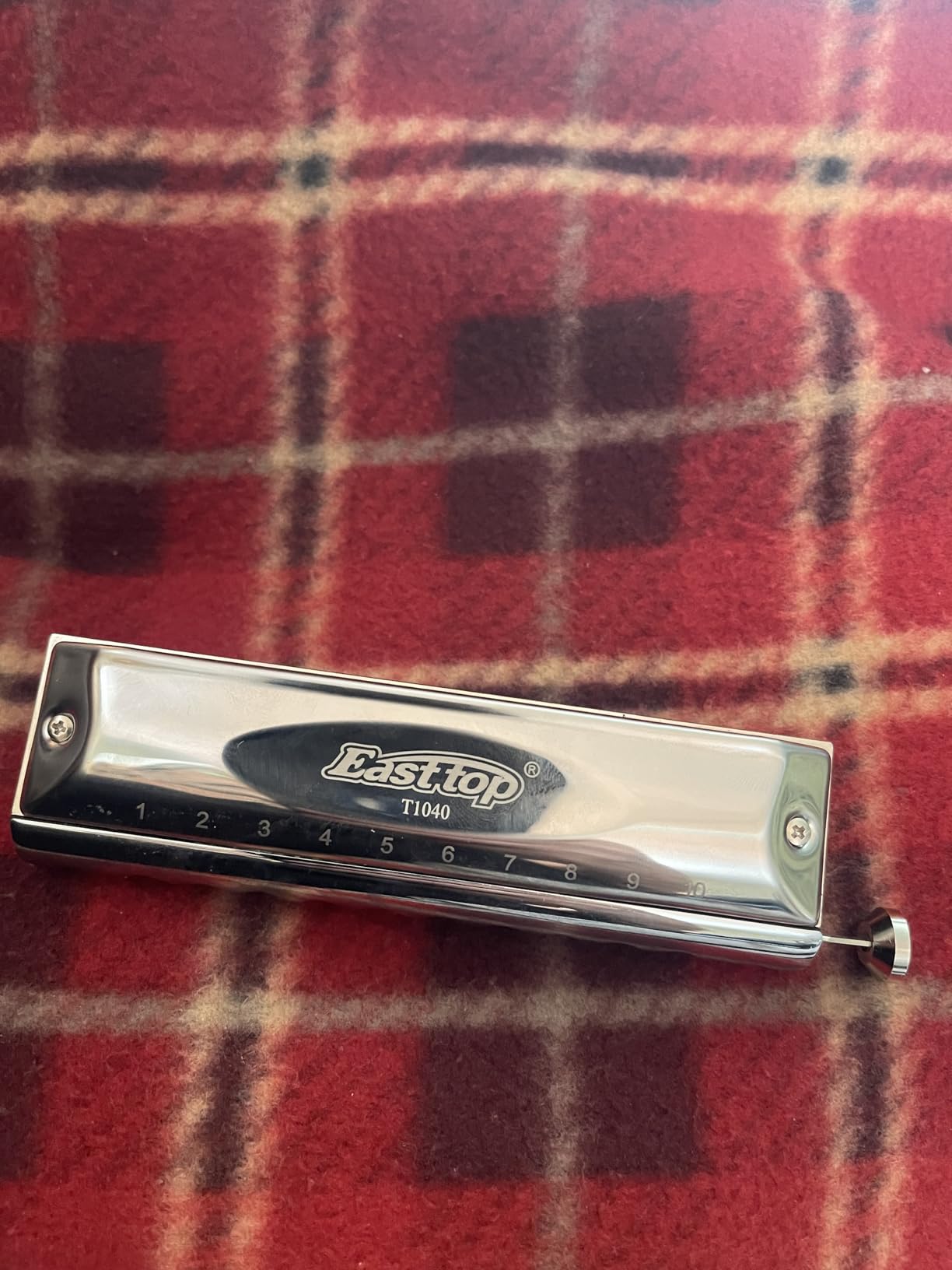 East top Chromatic Harmonica Key of C, 10 Holes 40 Tones Professional Mouth Organ with Slide for Beginners Adults, Professionals and Students customer photo 1
