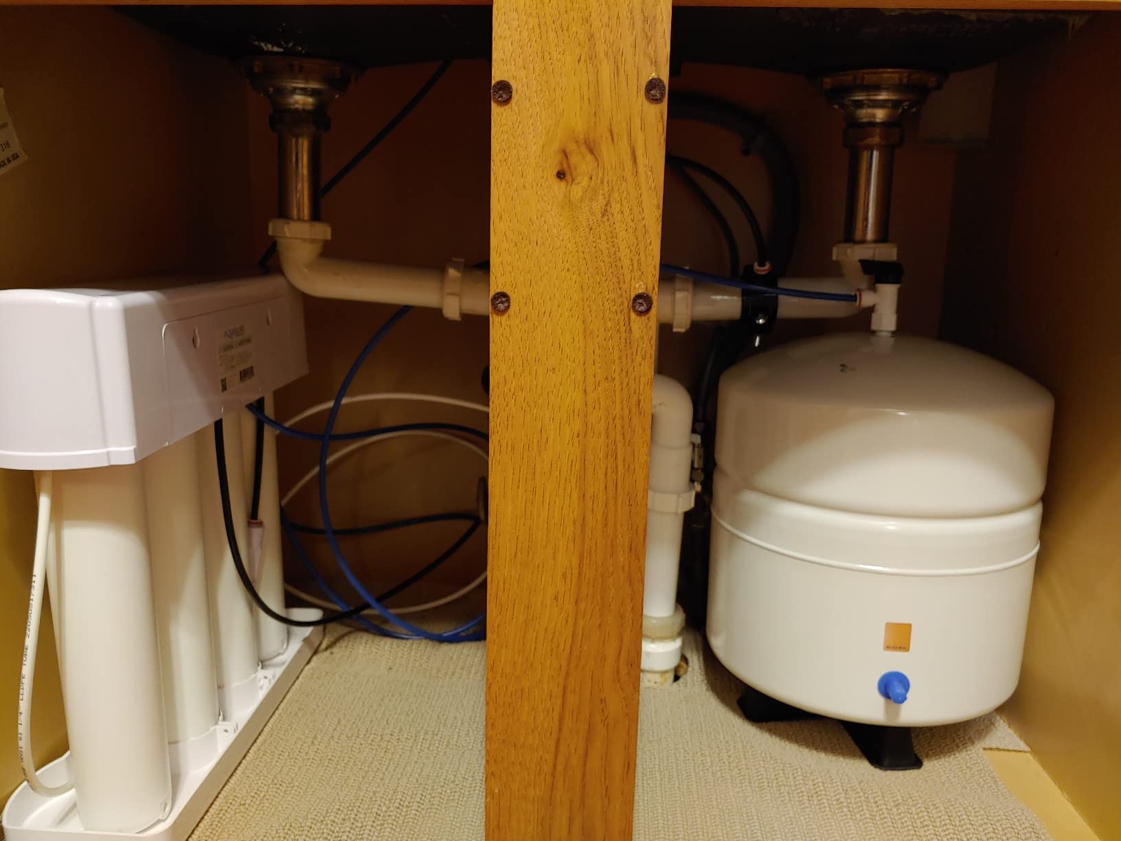 Aquasure 48,000 Grains Whole House Water Filter Bundle with Automatic Digital Metered Control Softener and 75 GPD RO Reverse Osmosis Drinking System | Removes Hardness | Ideal for 3-4 bathrooms customer photo 2