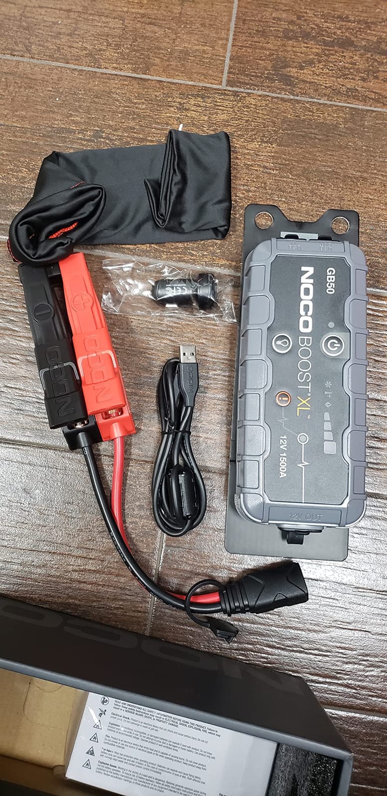 NOCO Boost GB50 1500A UltraSafe Jump Starter, 12V Lithium Battery Booster | Spark-Proof & Reverse Polarity Protection, For Car, Truck, Motorcycle, SUV, Boat, ATV, RV, up to 7.0L Gas & 4.5L Diesel customer photo 2