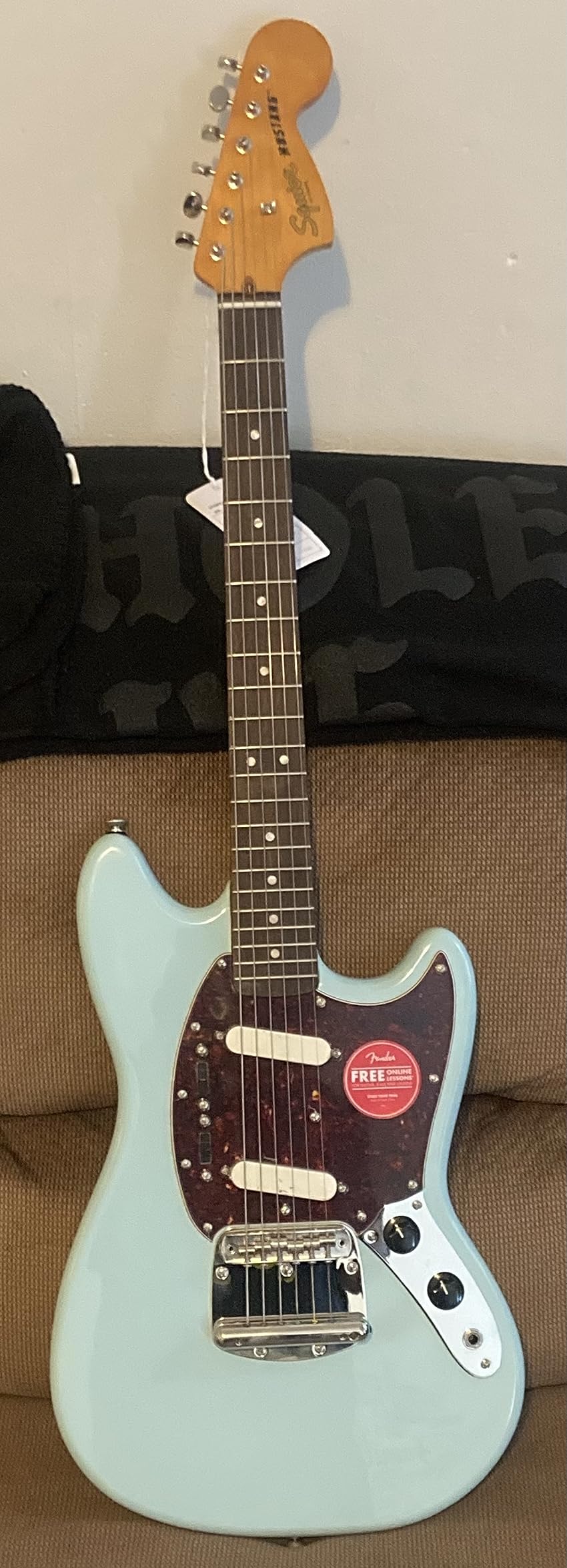 Squier Classic Vibe 60s Mustang Short Scale Electric Guitar, Sonic Blue customer photo 2