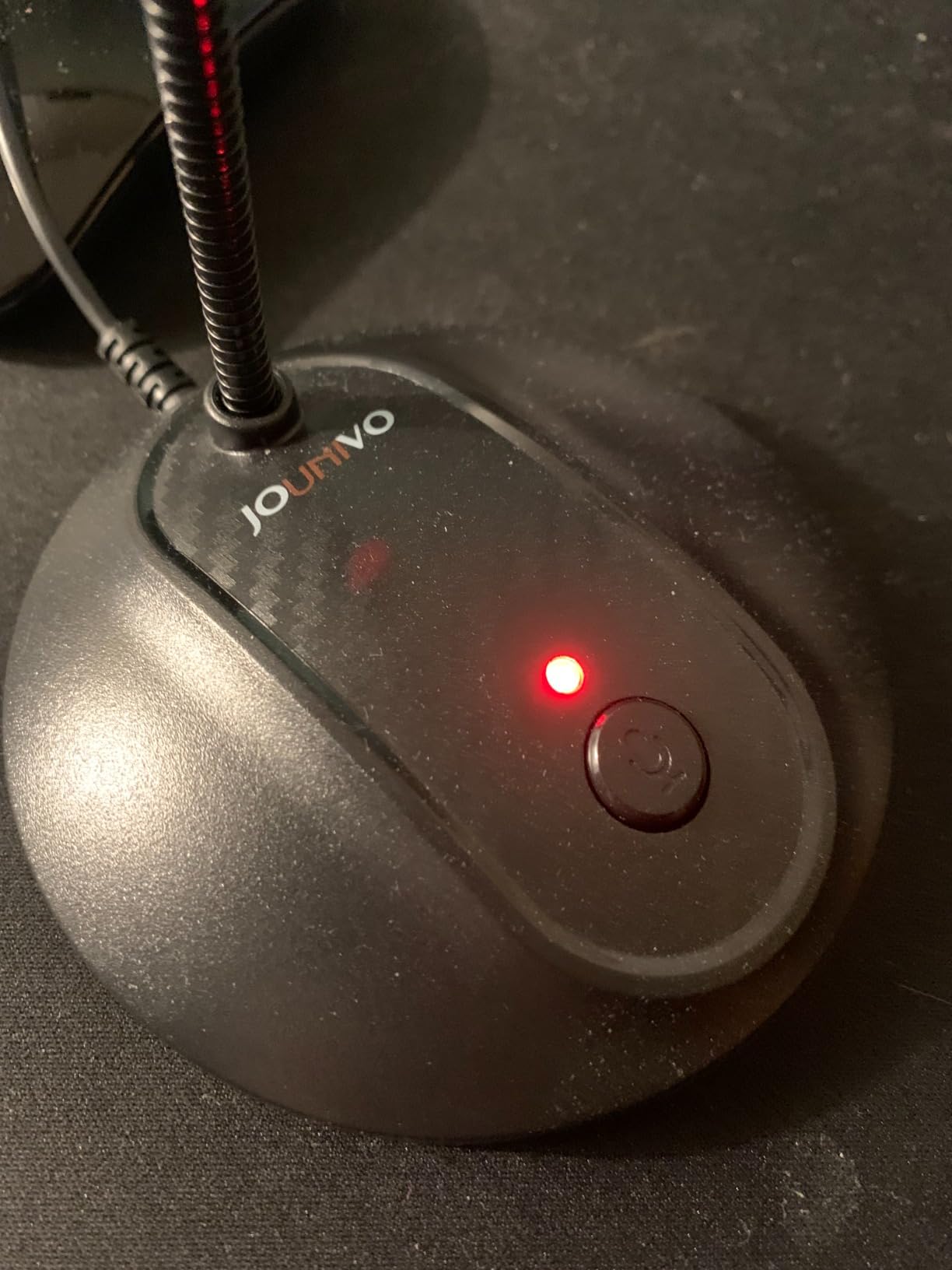 USB Microphone, 360 Degree Adjustable Gooseneck Design, Mute Button & LED Indicator, Noise-Canceling Technology, Plug & Play, Compatible with Windows & MacOS customer photo 1