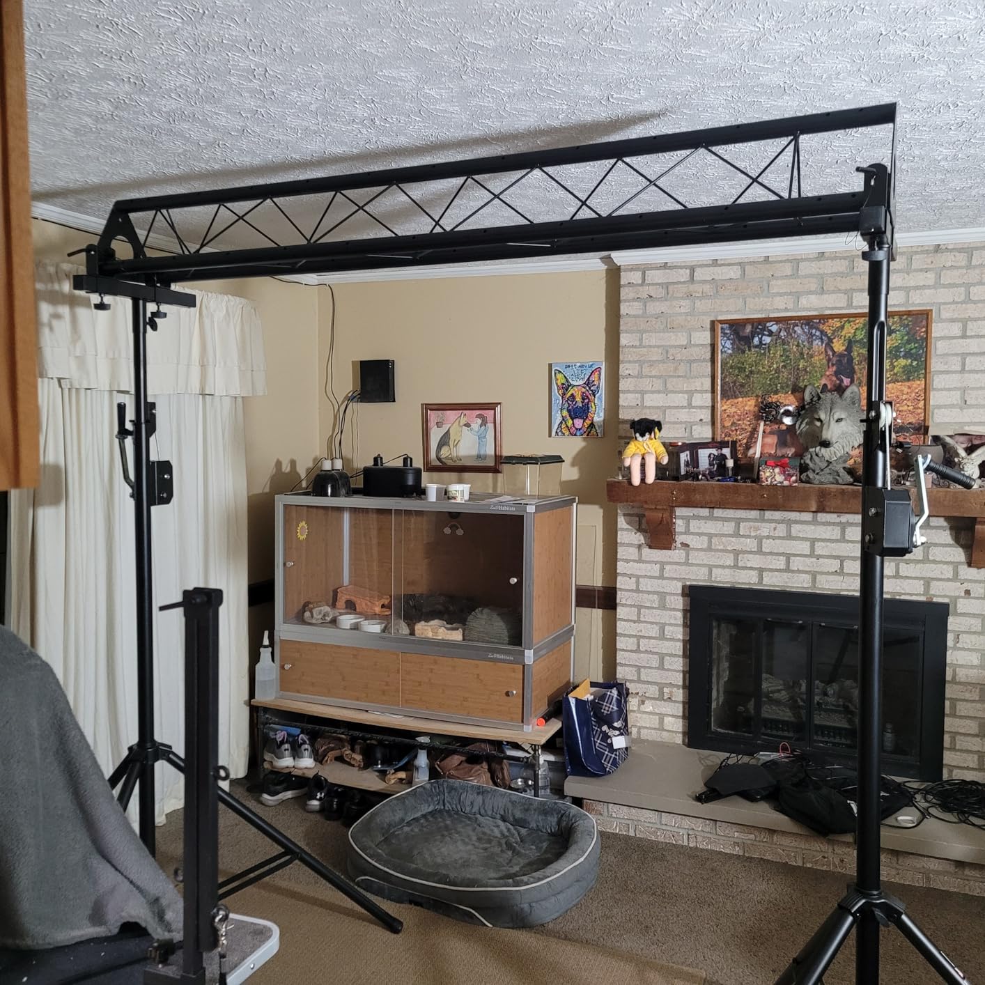 CedarsLink 20' ft Wide Crank Triangular Trussing Mobile DJ Lighting Truss System Triangle customer photo 1