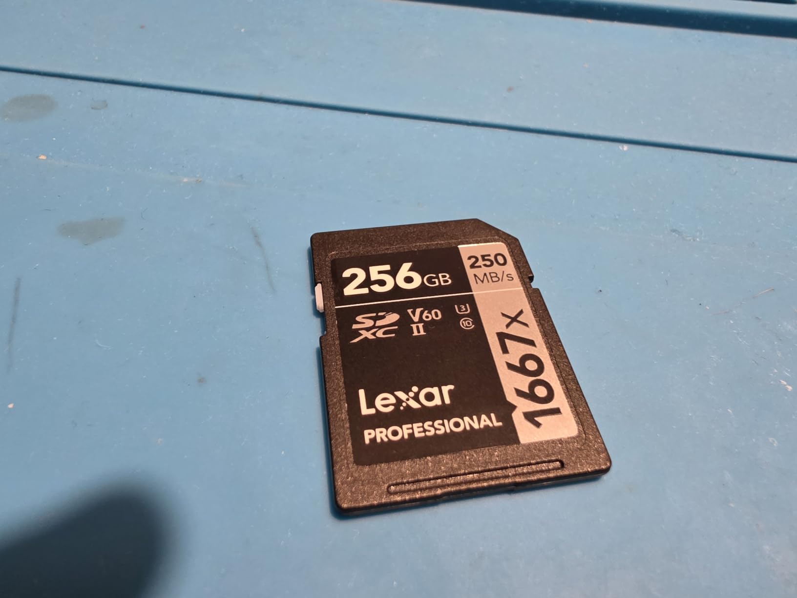 Lexar 256GB Professional 1667x SD Card, UHS-II, C10, U3, V60, 4K, Up To 250MB/s Read - LSD256CBNA1667 customer photo 1