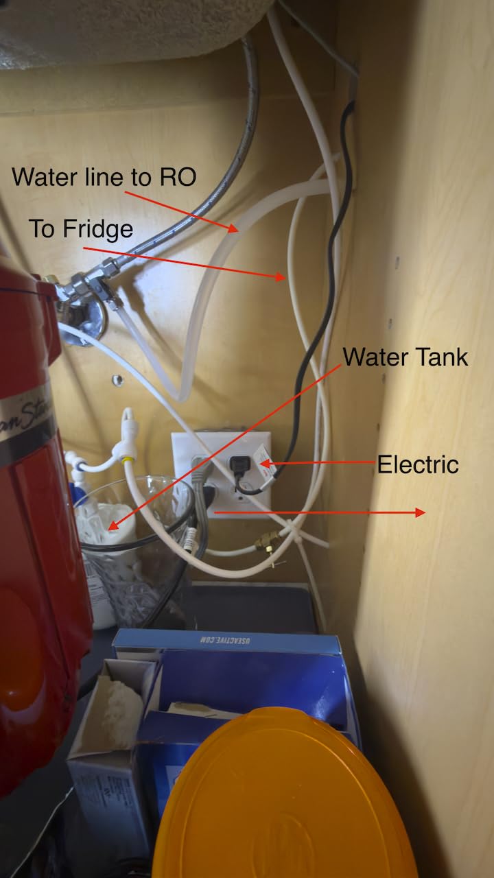 Waterdrop G3P600 Reverse Osmosis System, 600 GPD Tankless RO Water Filter | NSF/ANSI 42, 53, 58 & 372 Certified, 8-Stage, 2:1 Pure to Drain, Smart LED Faucet customer photo 1