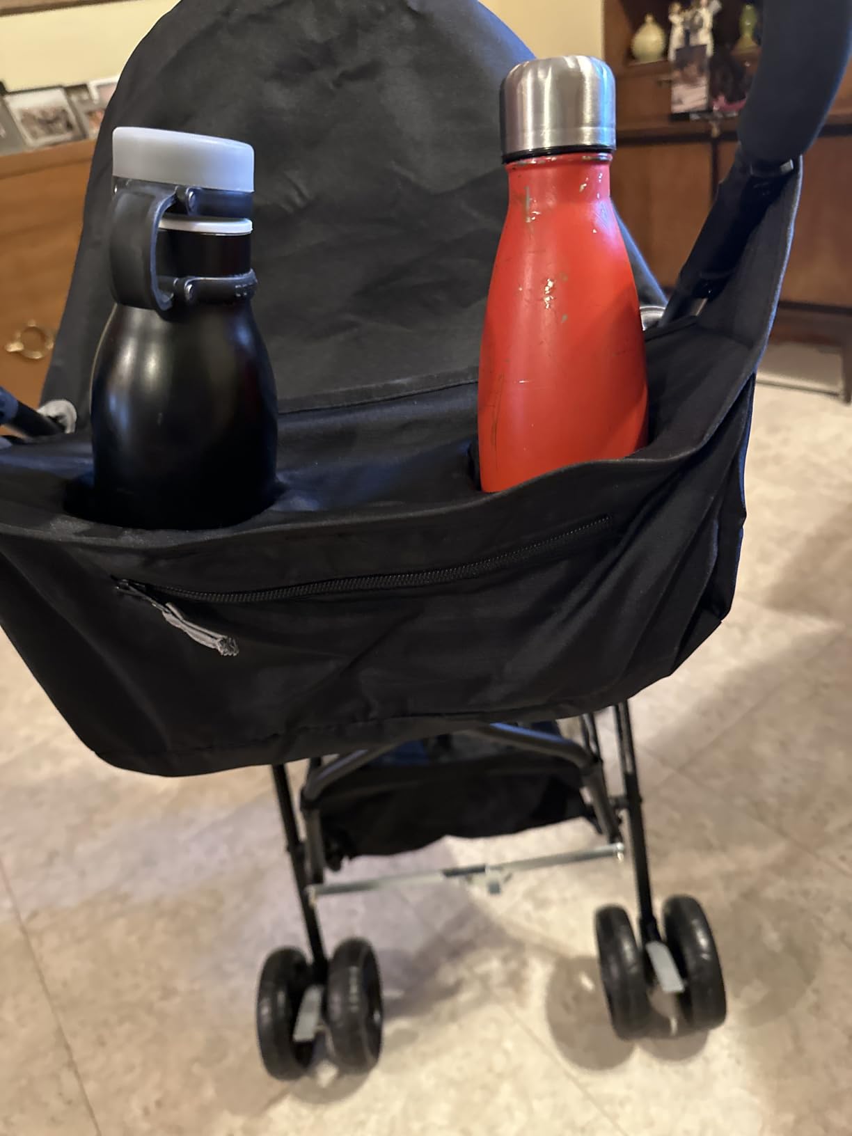 Ingenuity 3D Mini Convenience Stroller - Lightweight Stroller with Compact Fold, Multi-Position Recline, Canopy with Pop Out Sun Visor, Umbrella Stroller for Travel and More, Gray customer photo 2