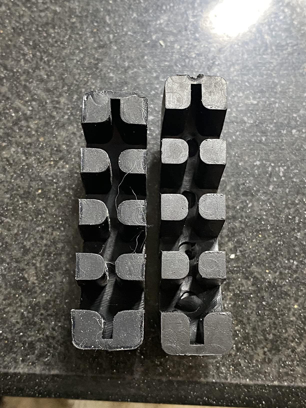 4 PCS Rubber Violin Practice Mute Set, Included 2 PCS Claw Style & 2 PCS Round Tourte Style, Black customer photo 2