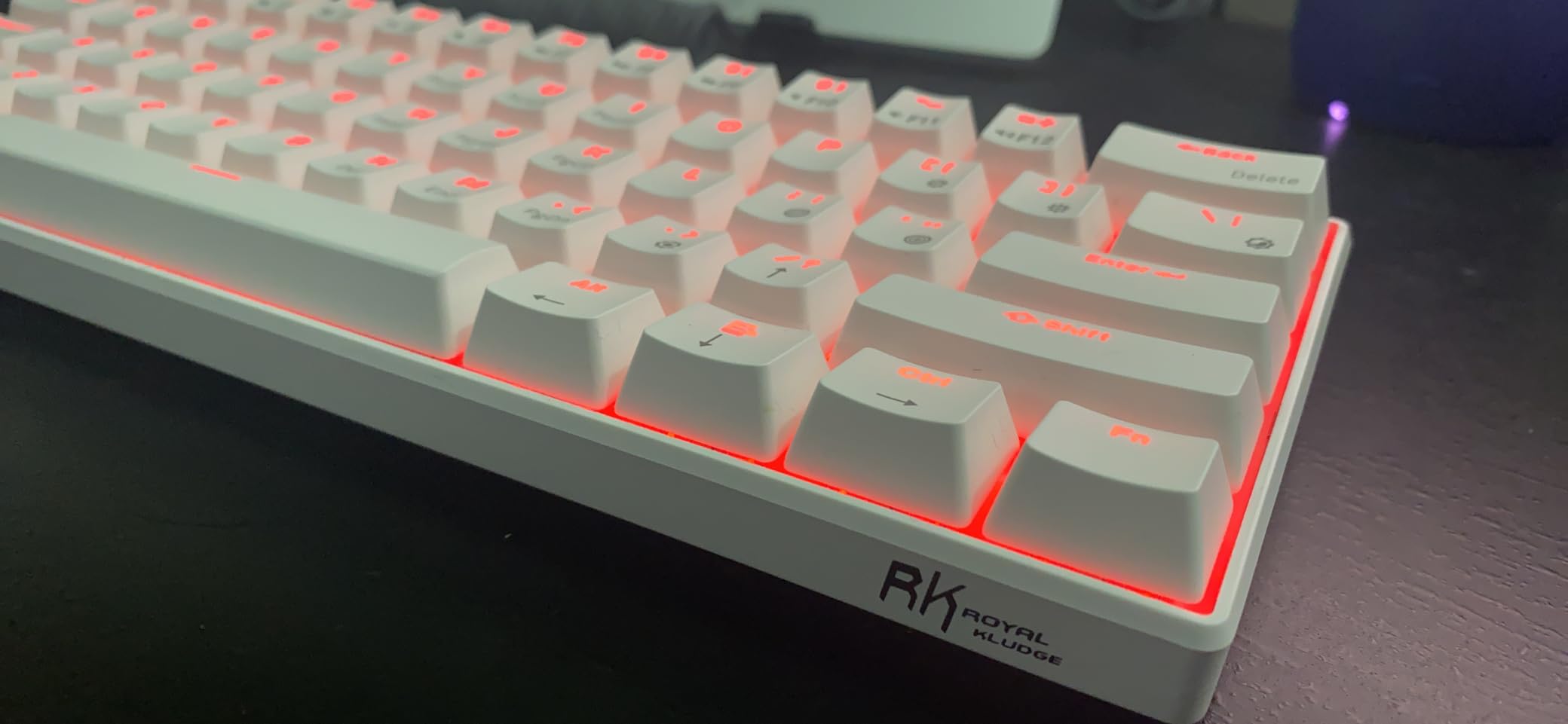RK ROYAL KLUDGE RK61 Wireless Mechanical Keyboard, 60% Percent RGB, Black customer photo 2