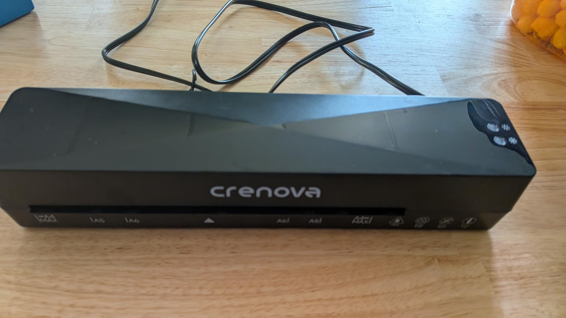 Crenova Laminator Machine with 10 Laminating Sheets, A4 Laminating Machine | Hot & Cold with Fast Warm Technology, Thermal Laminator 9 Inch for Home Office School Business Black customer photo 1