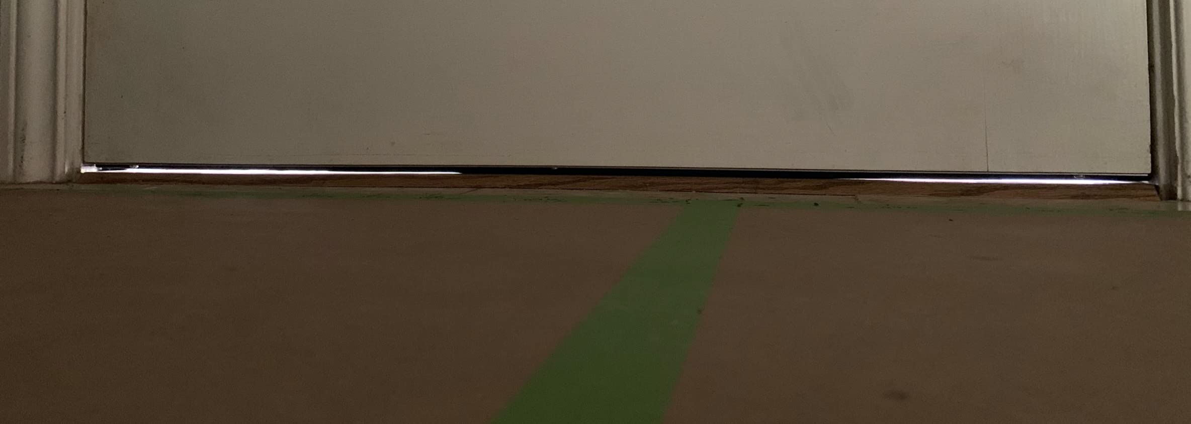 Automatic Door Seal - Exterior Door Seal Bottom Strip Sweep - Professional soundproofing Door Solution and Draft Stopper - Narrow Profile - 36 Inches Cutable to Up to 30 Inches customer photo 1