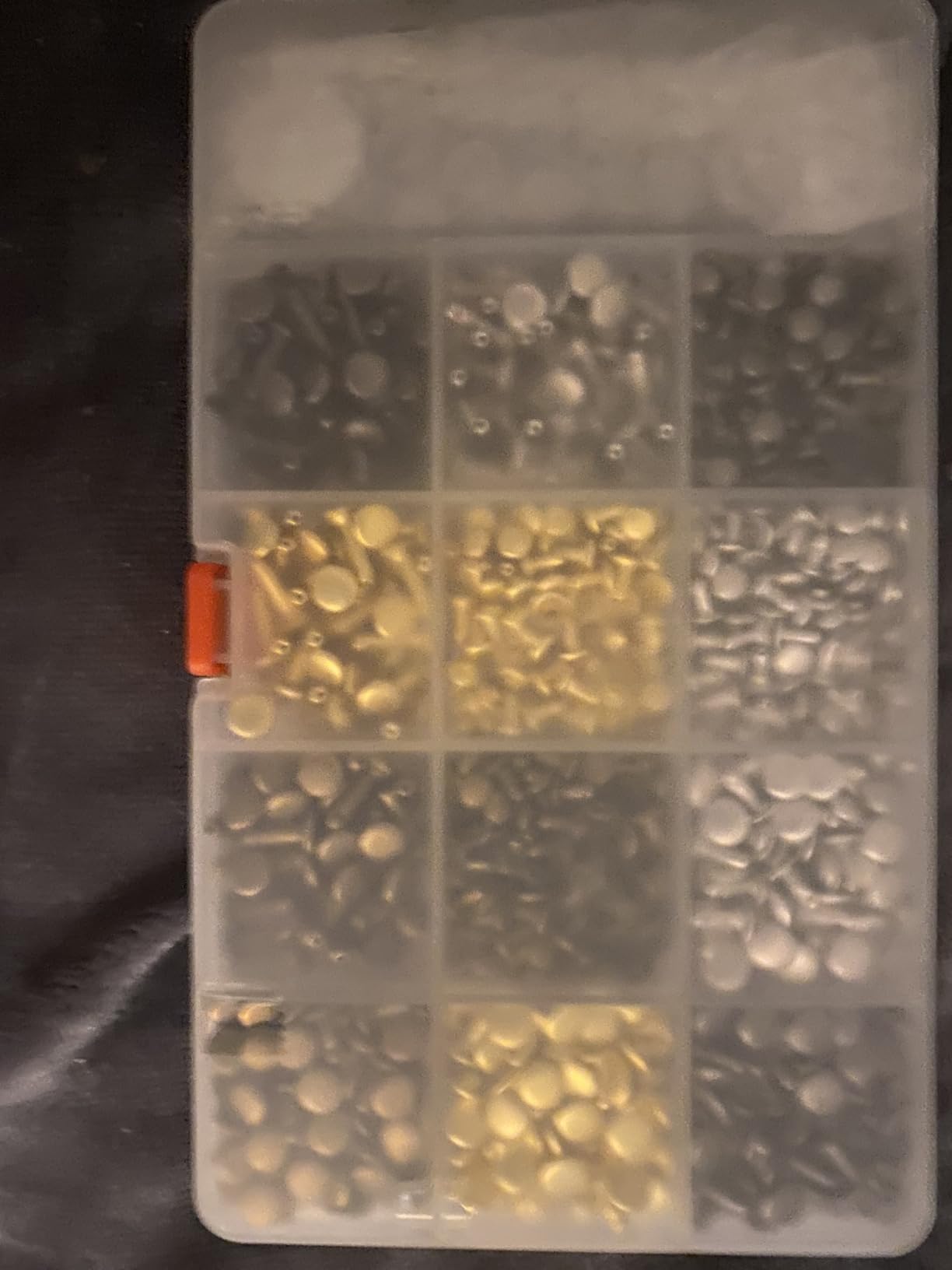 Selizo 480 Sets Small Double Cap Leather Rivets 4 Colors 3 Sizes with 3 Pieces Setting Tool Kit customer photo 2