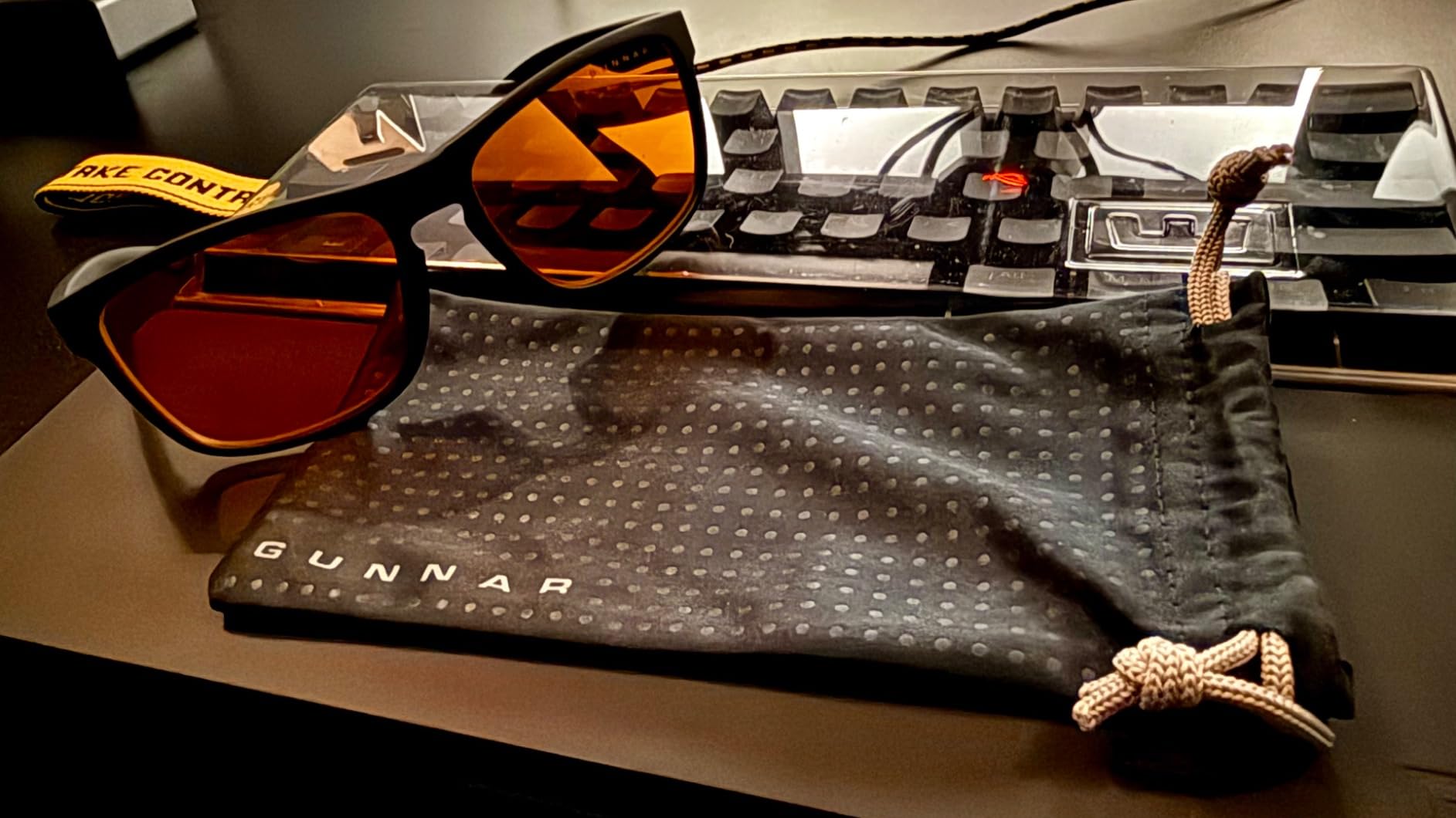 Gunnar Intercept Onyx Amber Max Lens - Blue Light Blocking Glasses customer photo 1
