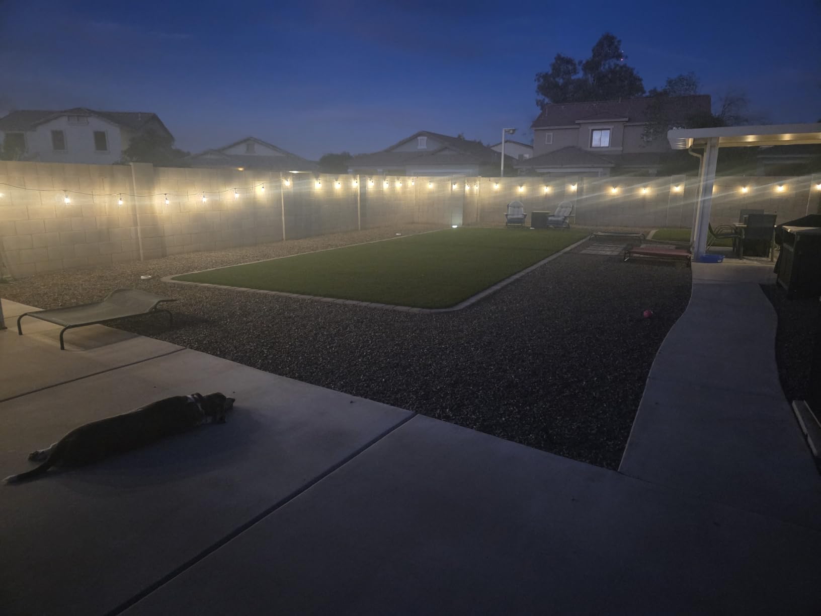 addlon LED Outdoor String Lights 48FT Edison Vintage Weatherproof ETL | Commercial Grade Strand with Shatterproof Bulbs, Decorative Hanging Lights for Patio Backyard Garden Cafe Bistro Deck customer photo 1