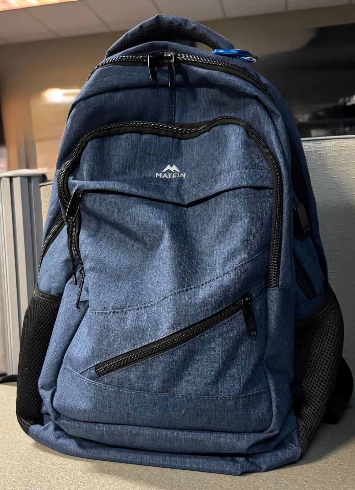 MATEIN Travel Laptop Backpack, 17 Inch TSA Approved Carry On Work Bag | Padded Computer Compartment, Water Resistant, Organized Pockets, Trolley Sleeve, Anti Theft Pocket, For Business Commute customer photo 1