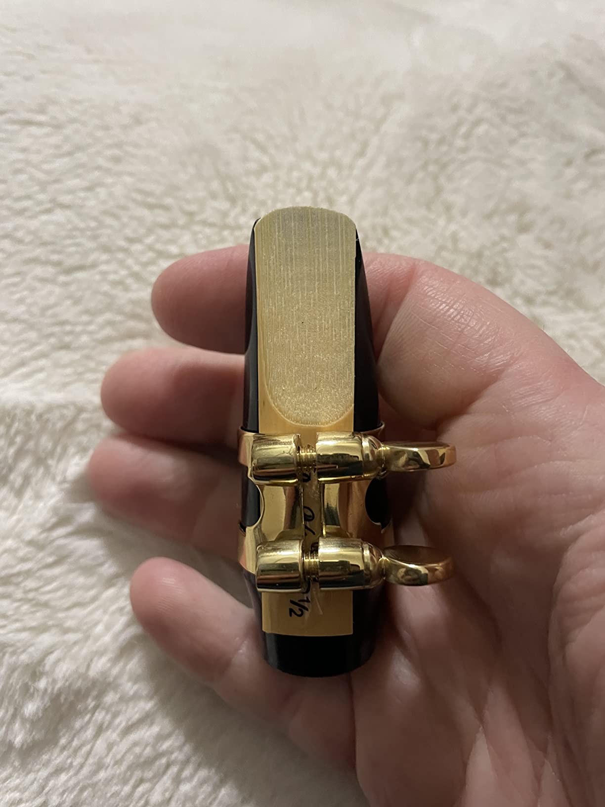 EASTROCK Bb Straight Soprano Saxophone Golden for Beginners Students customer photo 1