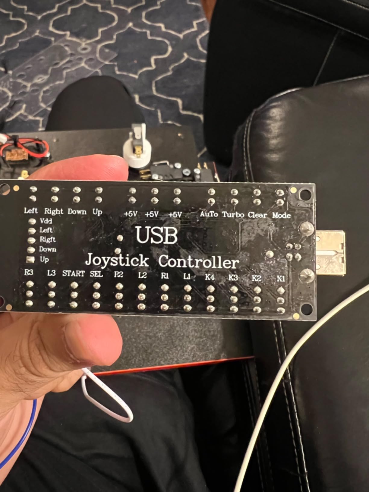 Guwarry 2-Player Zero Delay USB Encoder PC to HAPP Joysticks/HAPP Arcade Buttons for PC, MAME, Raspberry Pi, Arcade1Up customer photo 1
