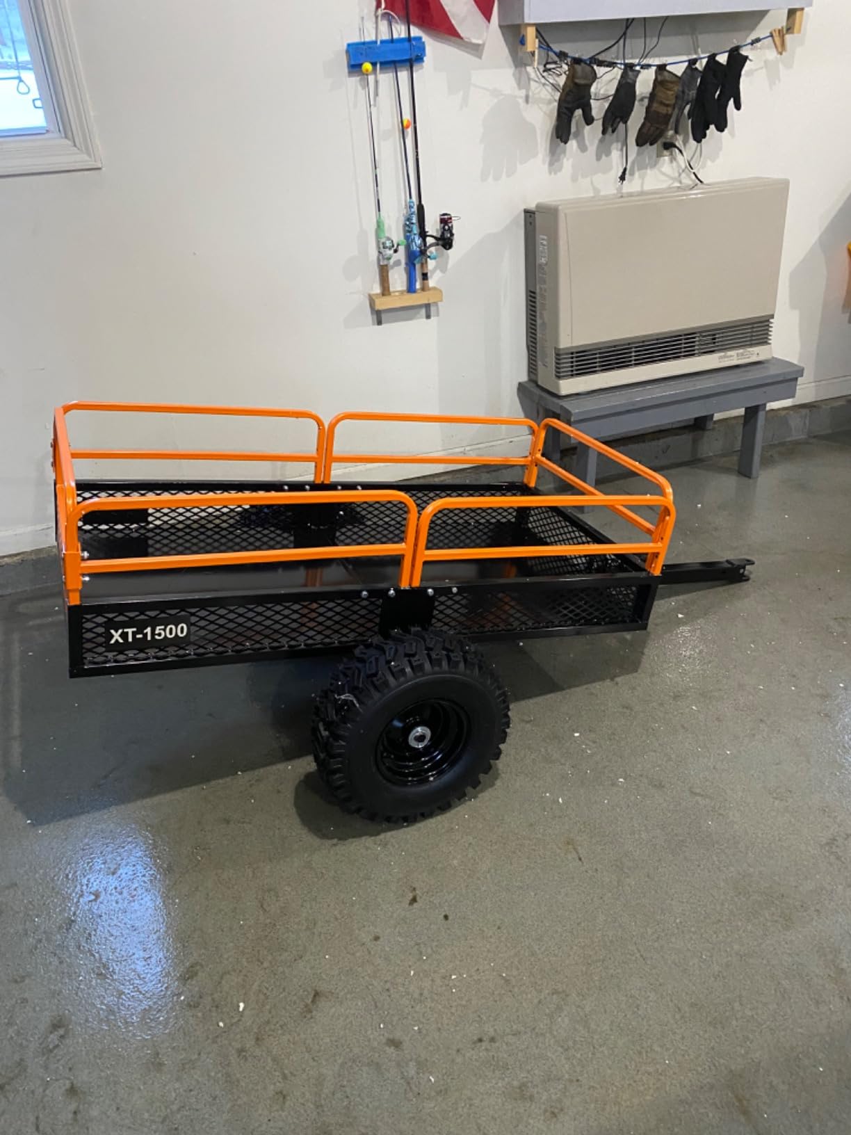 Impact IMPLEMENTS 1500lb ATV/UTV/Tractor Trailer with Solid Steel Floor, Aggressive Tires, & Pivoting Tongue customer photo 2