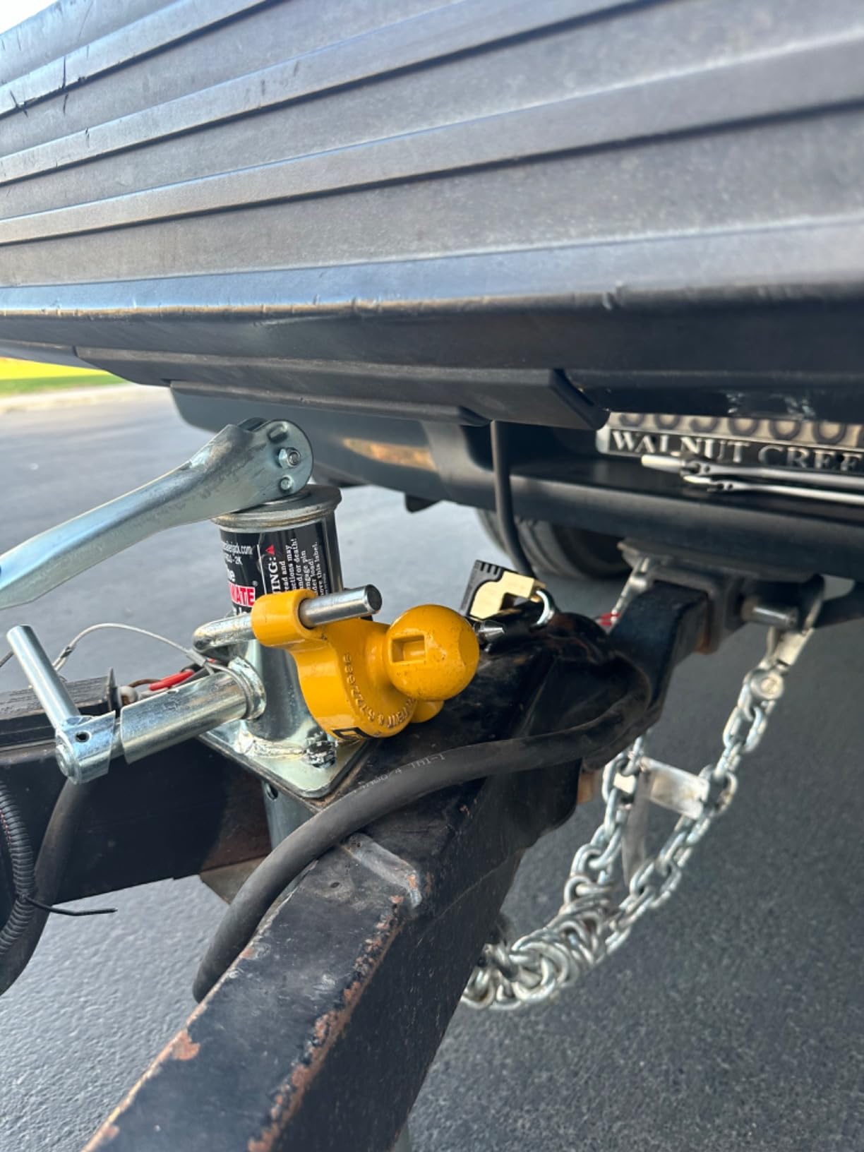 USA-Owned Fastest Jack on The Market, 2000lb No-Crank Tongue Jack for Boat, RV & Utility Trailers customer photo 2