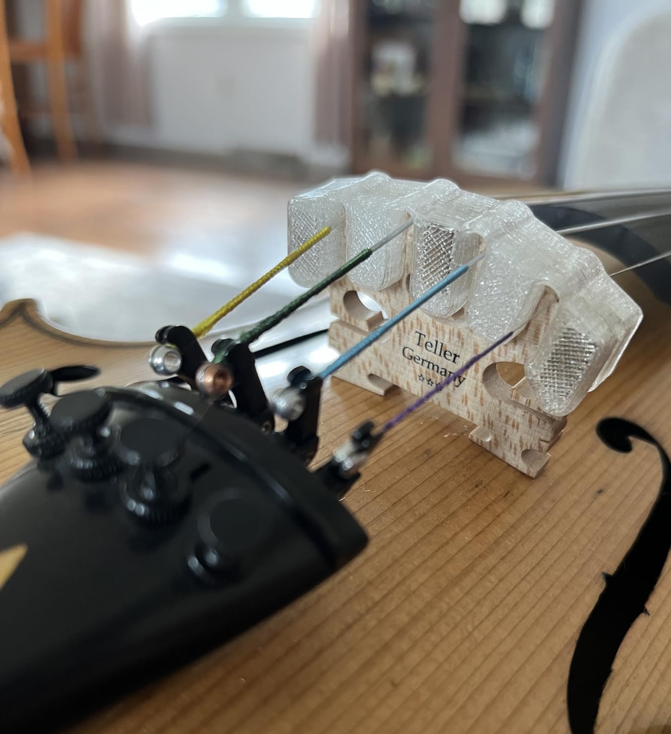 Catrpilr Mute for Violin 3/4-4/4 Size (Multicolor) by ViowiessCO customer photo 2