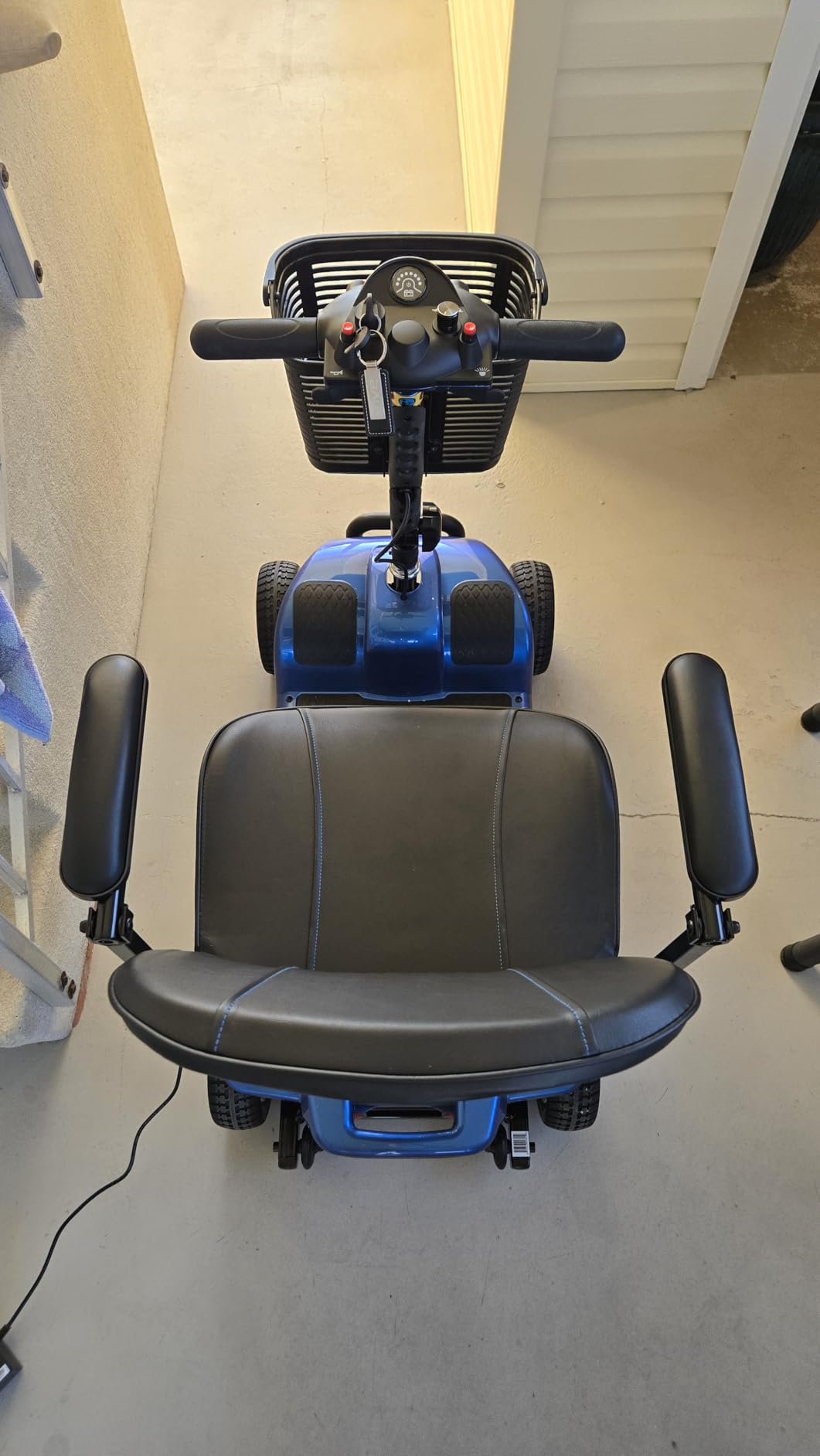 Vive 4 Wheel Mobility Scooter - Electric Powered Wheelchair Device | Compact Heavy Duty Mobile for Travel, Adults, Elderly - Long Range Power Extended Battery with Charger & Basket customer photo 2