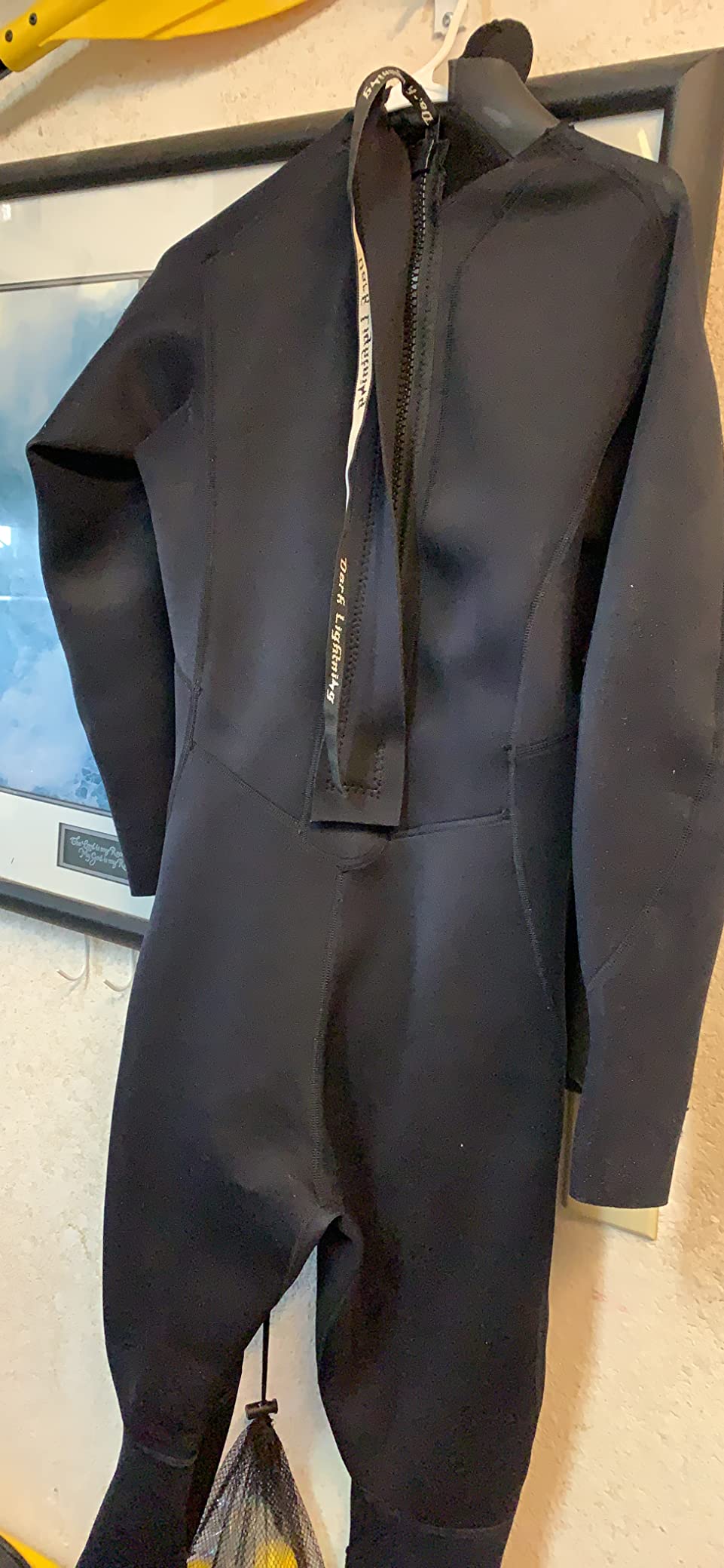 Dark Lightning Wetsuits for Men and Women, Mens/Womens Wet Suit for Cold Water, 3/2mm Wetsuit for Diving Surfing Snorkeling Kayaking Water Sports customer photo 1